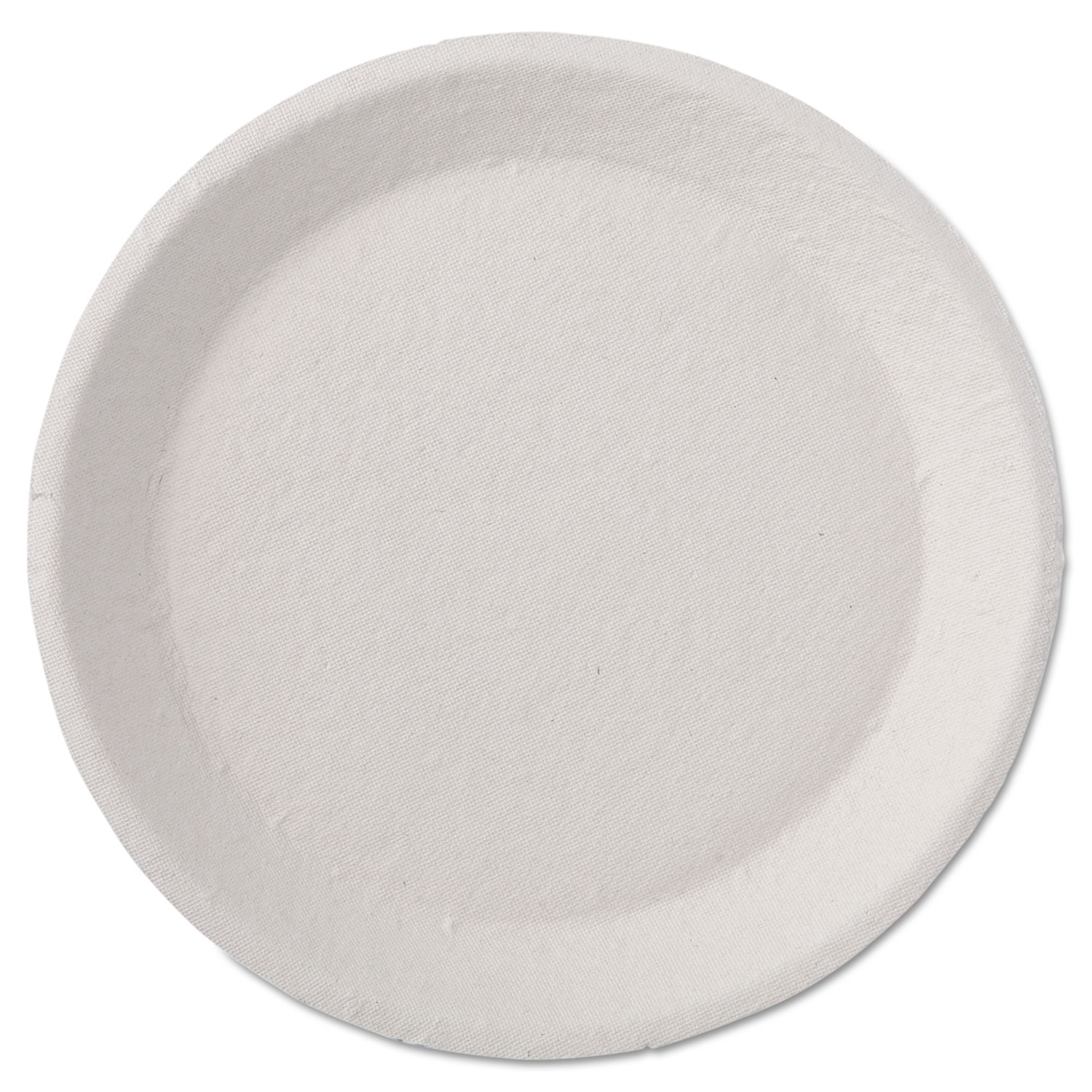 Savaday Molded Fiber Dinnerware, 10.5 Dia, 5-Compartment Plate, White, 250/Carton