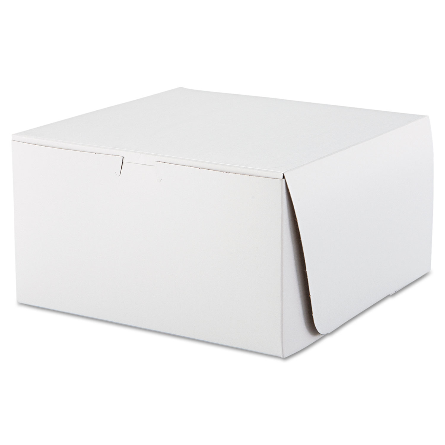 Cake Box with Window, E-Flute, 10 x 10 x 12 inches, White – Mia Cake House