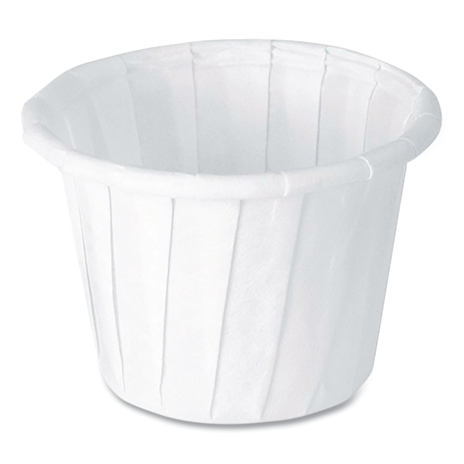 Paper Portion Cups, 0.75 oz, White, 250/Bag, 20 Bags/Carton