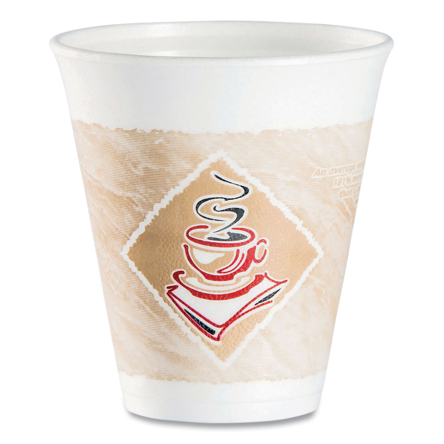 Foam Drink Cups, 20 oz, White, 25/Bag, 20 Bags/Carton - mastersupplyonline