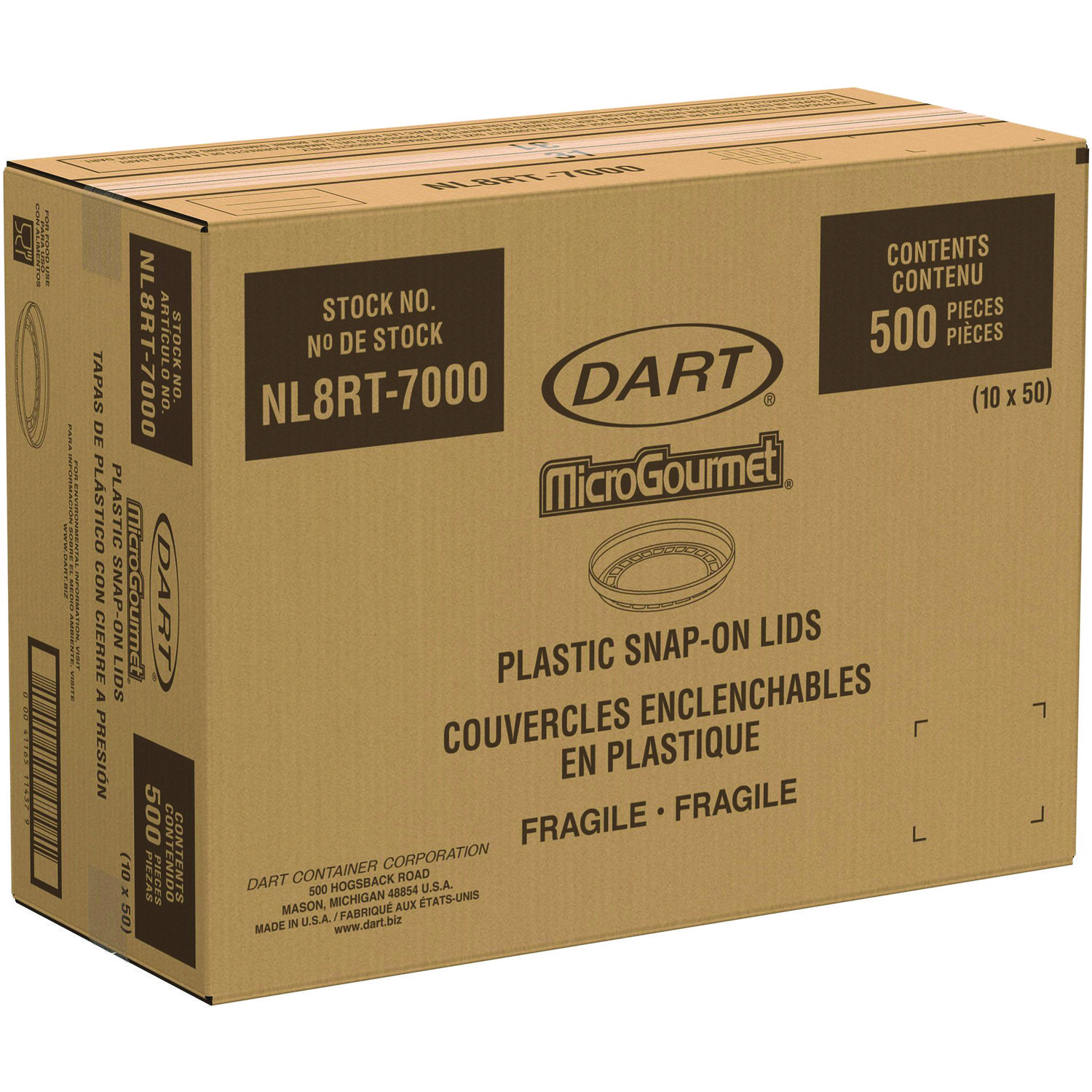 Deli Containers, 16 oz, Clear, Plastic, 50/Pack, 10 Packs/Carton -  mastersupplyonline