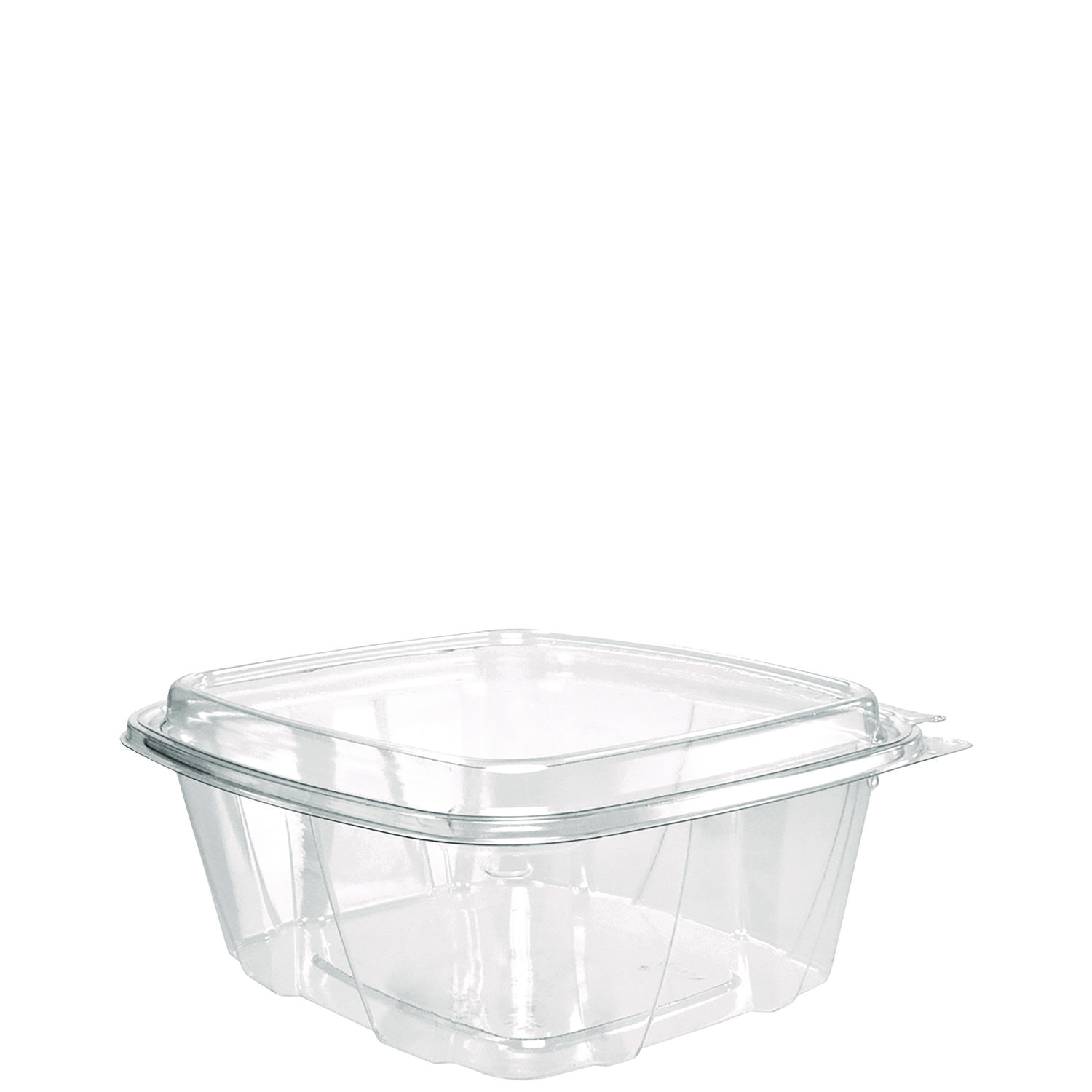 ClearPac SafeSeal Tamper-Resistant/Evident Containers, Domed Lid, 32 oz, Clear, Plastic, 100/Bag, 2 Bags/Carton