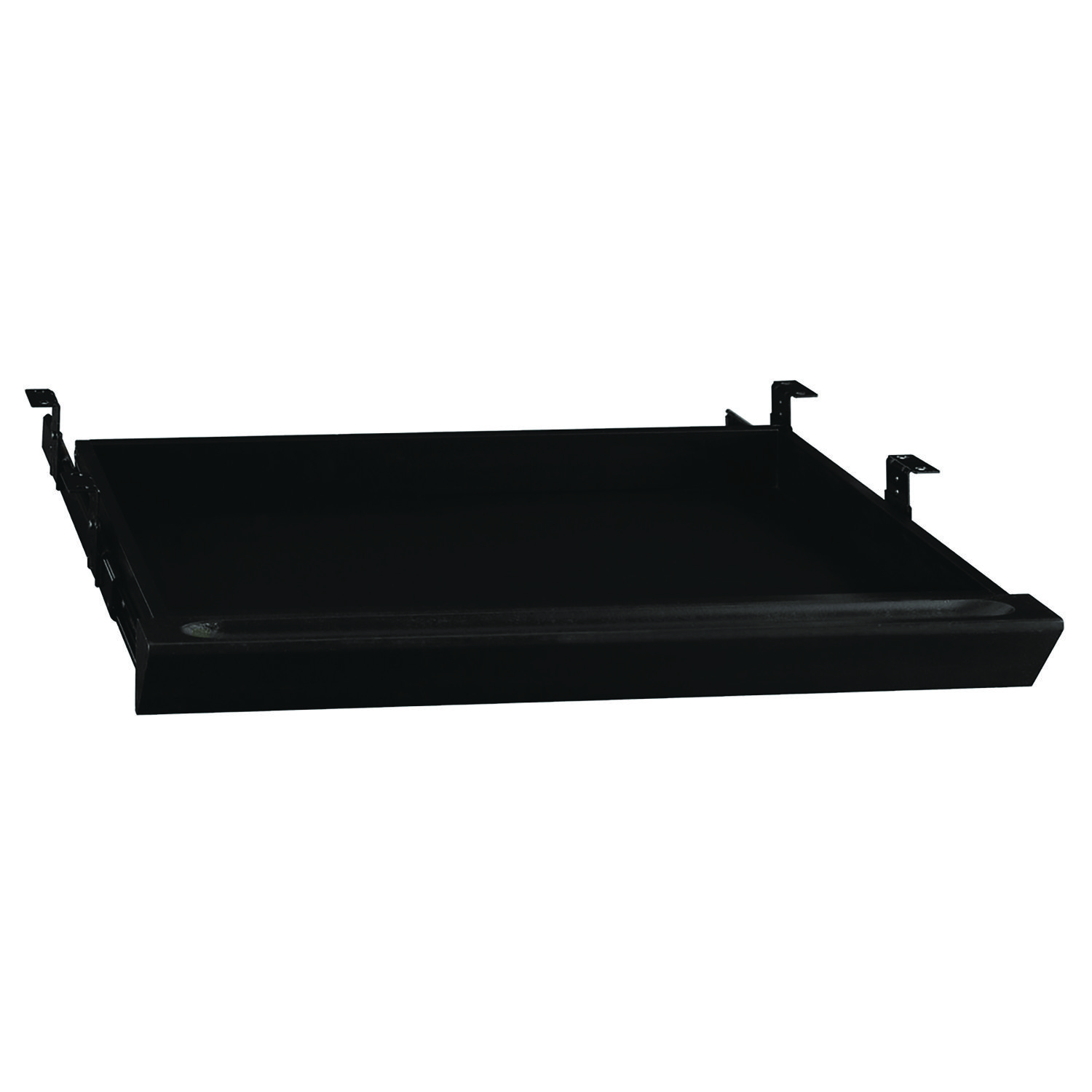 Universal Pencil Drawer Accessory, Metal/Wood, 26.38w x 15.88d x 2.75h, Black