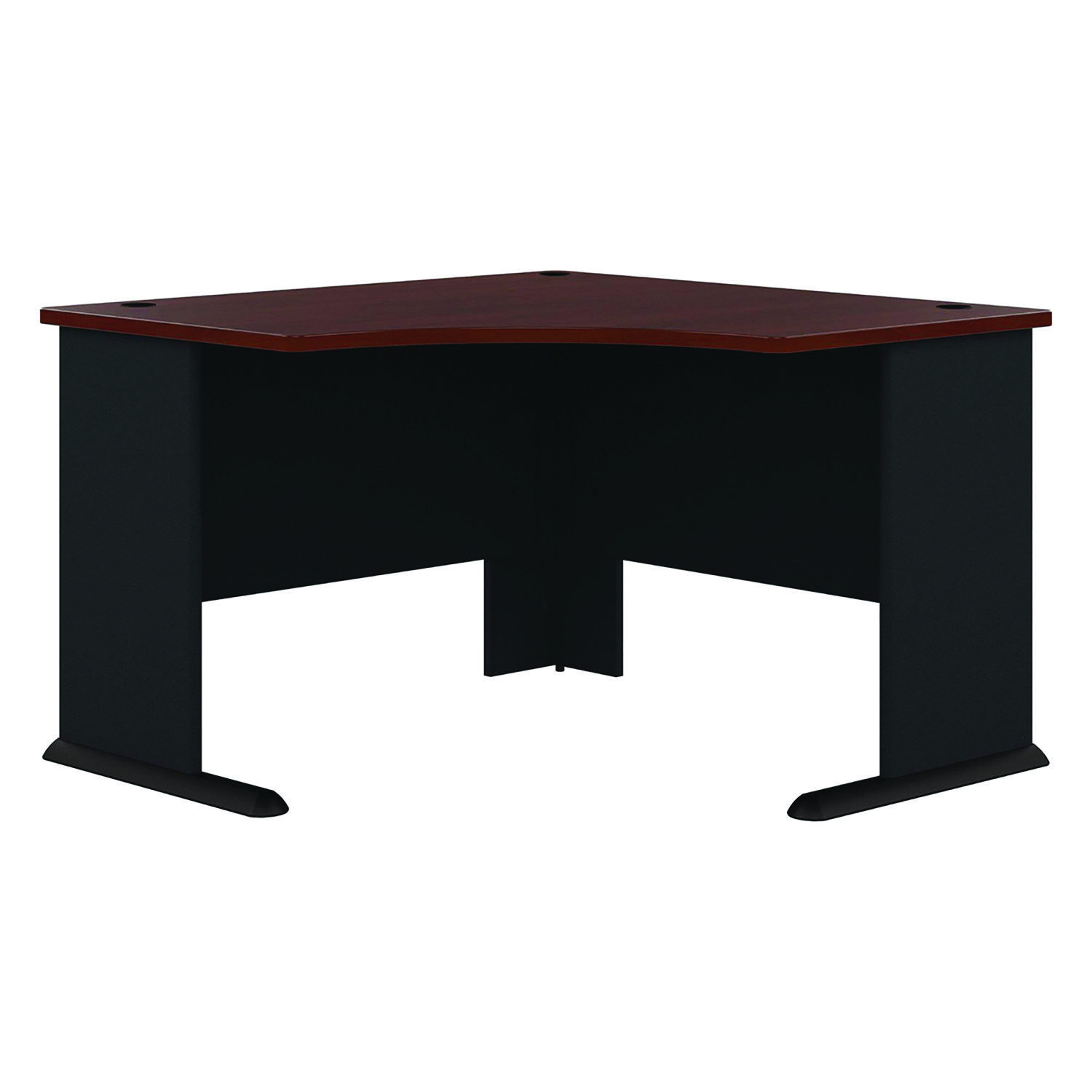 Series A Collection Corner Desk, 47.25″ x 47.25″ x 29.88″, Hansen Cherry