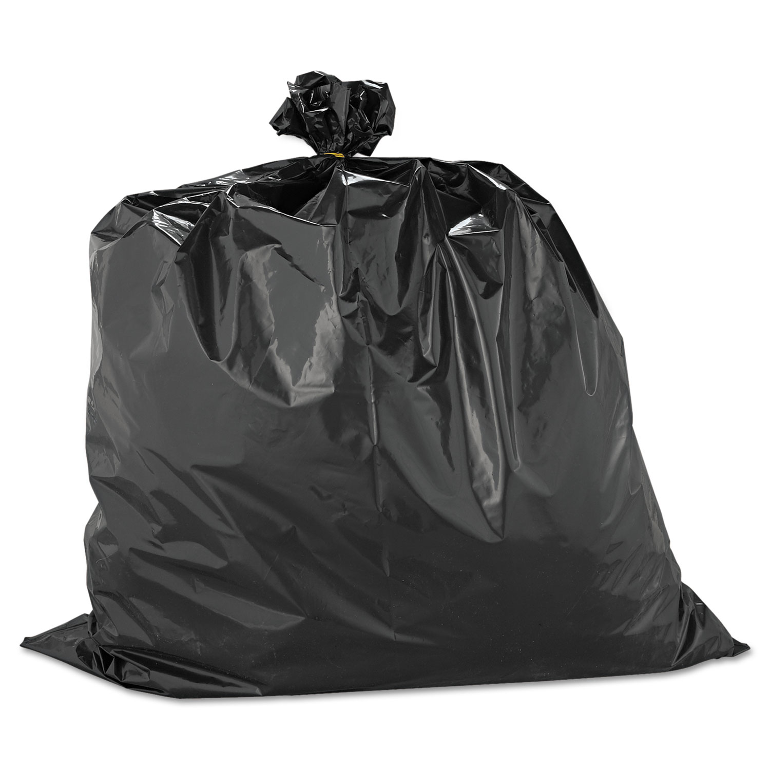  Warp's HB33-60 Heavyweight Contractor Bags, 33 gal, 2.5 mil, 33 x 40, Black (WRPHB3360) 