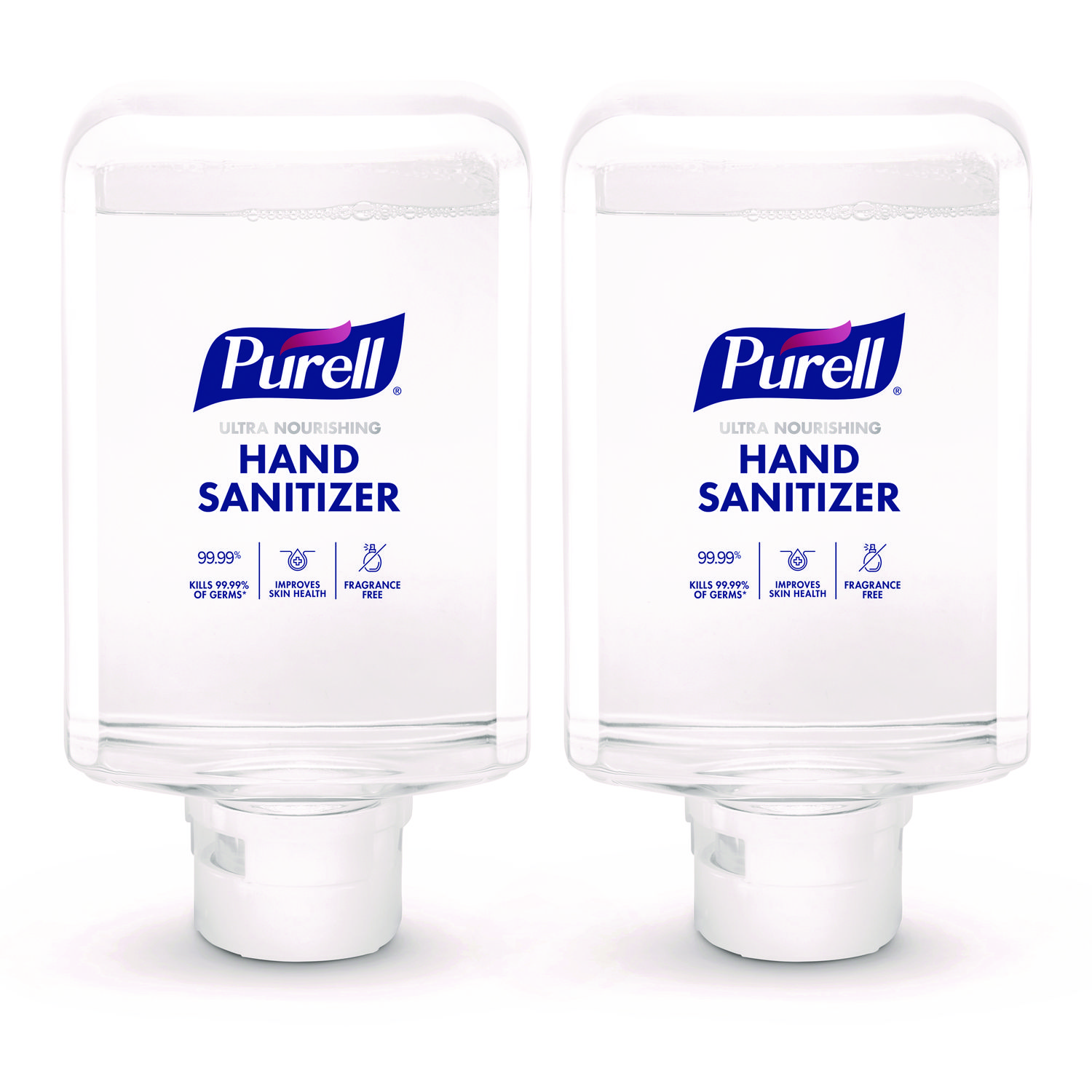 Advanced Hand Sanitizer ULTRA NOURISHING Foam, For ES10 Dispensers, 1,200 mL Refill, Fragrance-Free, 2/Carton