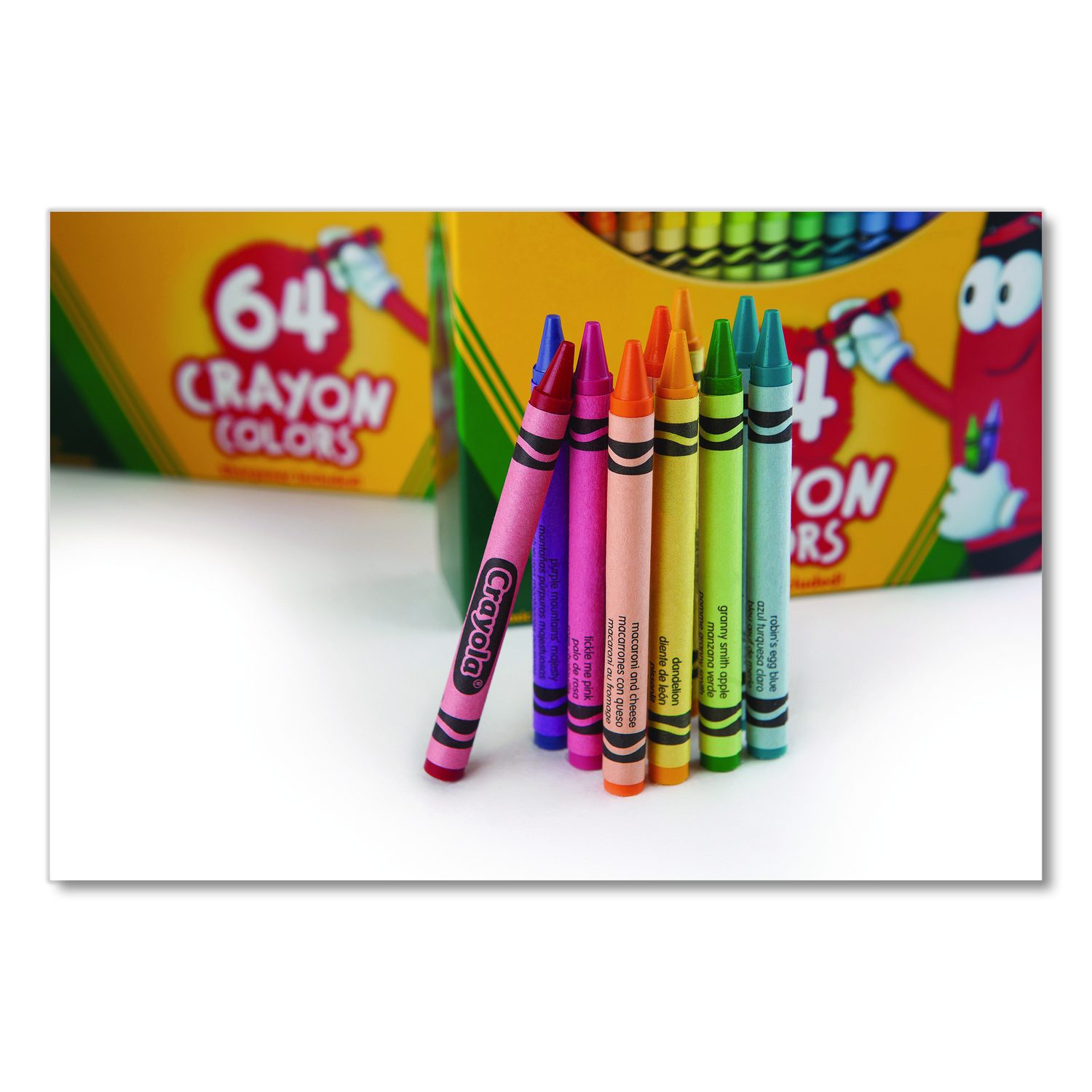 Crayola 52064D Classic Color Crayons in Flip-Top Pack with Sharpener ...