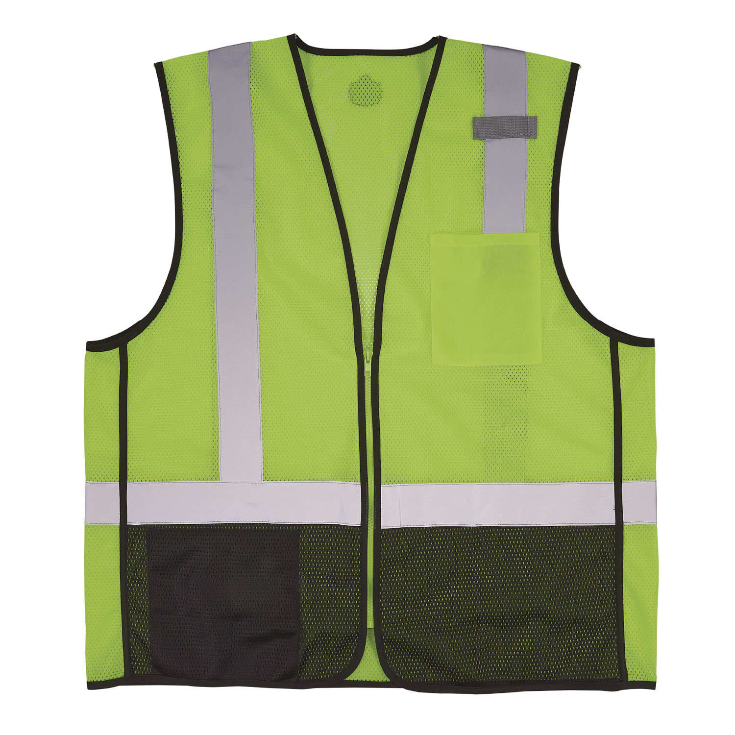 ergodyne® GloWear 8210Z Hi-Vis Class 2 Mesh Vest, Small to Medium, Lime