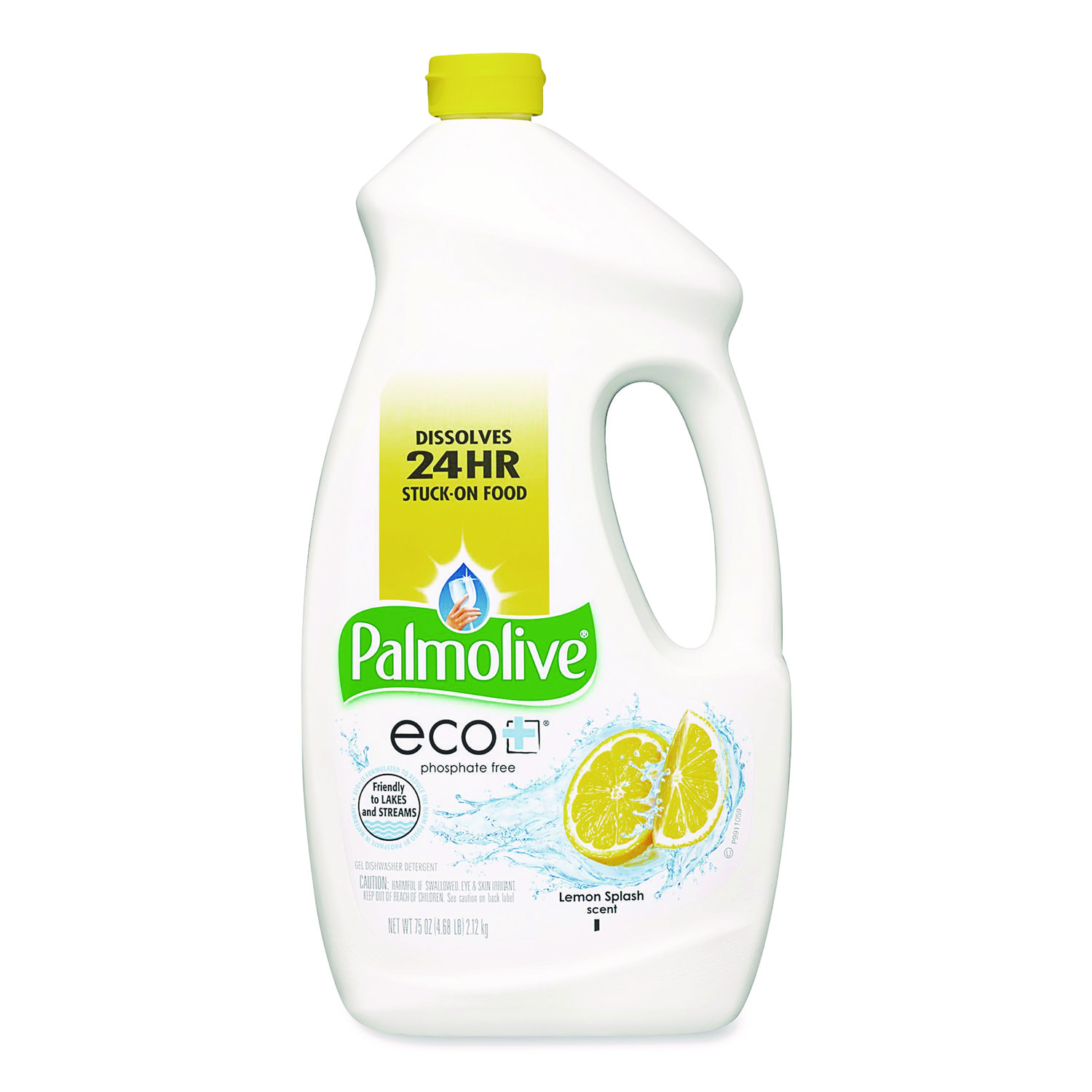 Automatic Dishwashing Gel, Lemon, 75 oz Bottle