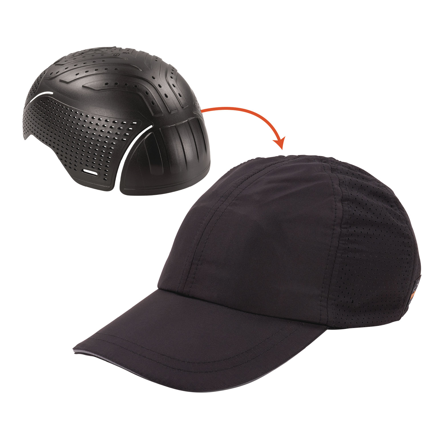 Skullerz 8947 Lightweight Baseball Hat and Bump Cap Insert X Small Small Black JCL Solutions Spencer Office Supplies