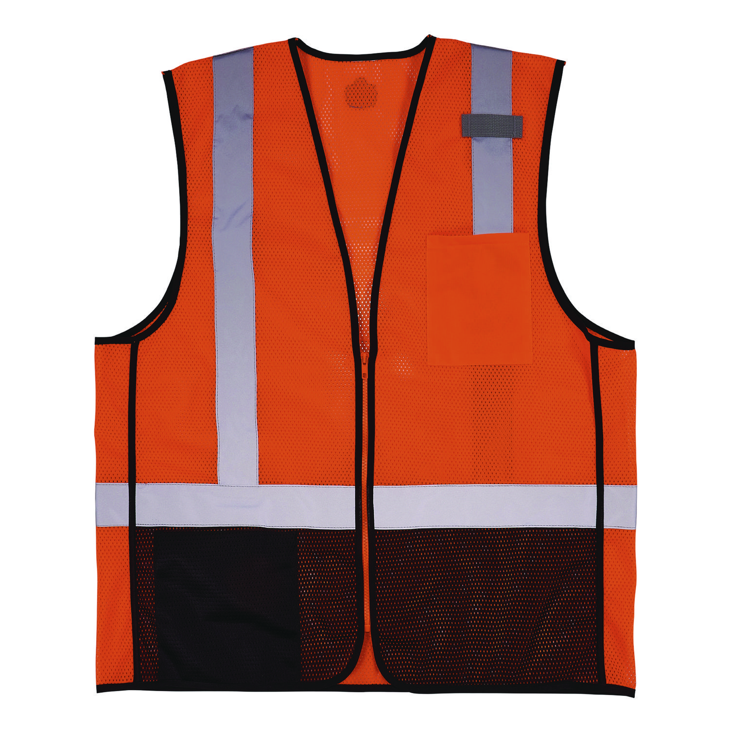 ergodyne® GloWear 8210Z Hi-Vis Class 2 Mesh Vest, 4X-Large to 5X-Large, Orange