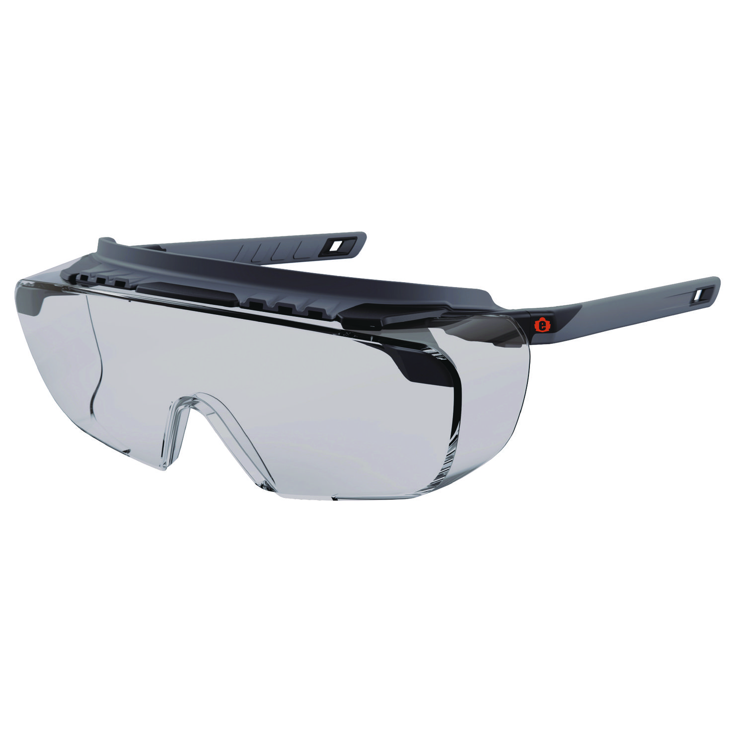 ergodyne® Skullerz OSMIN Safety Glasses, Matte Black Polycarbonate Frame, Indoor/Outdoor Polycarbonate Lens