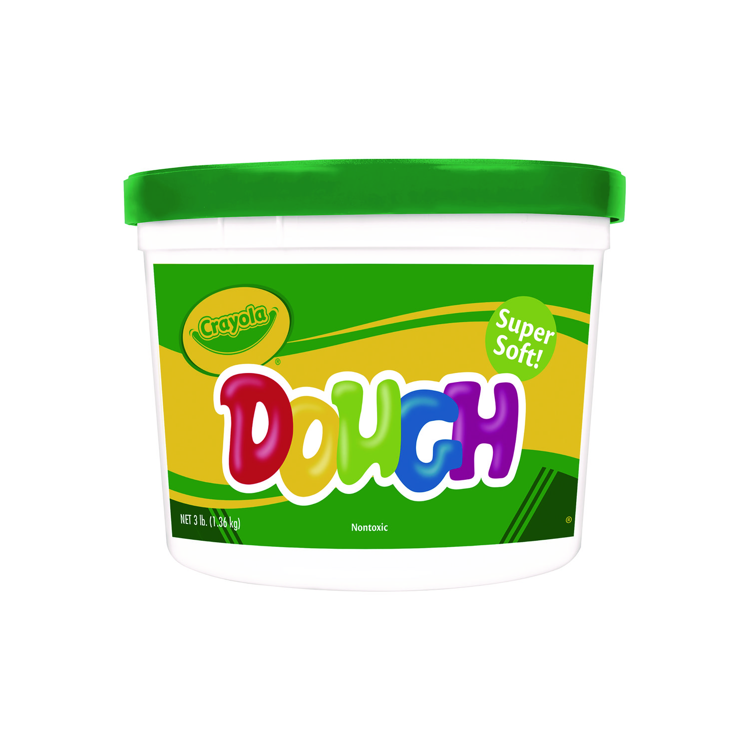 Modeling Dough Bucket, 3 lbs, Green