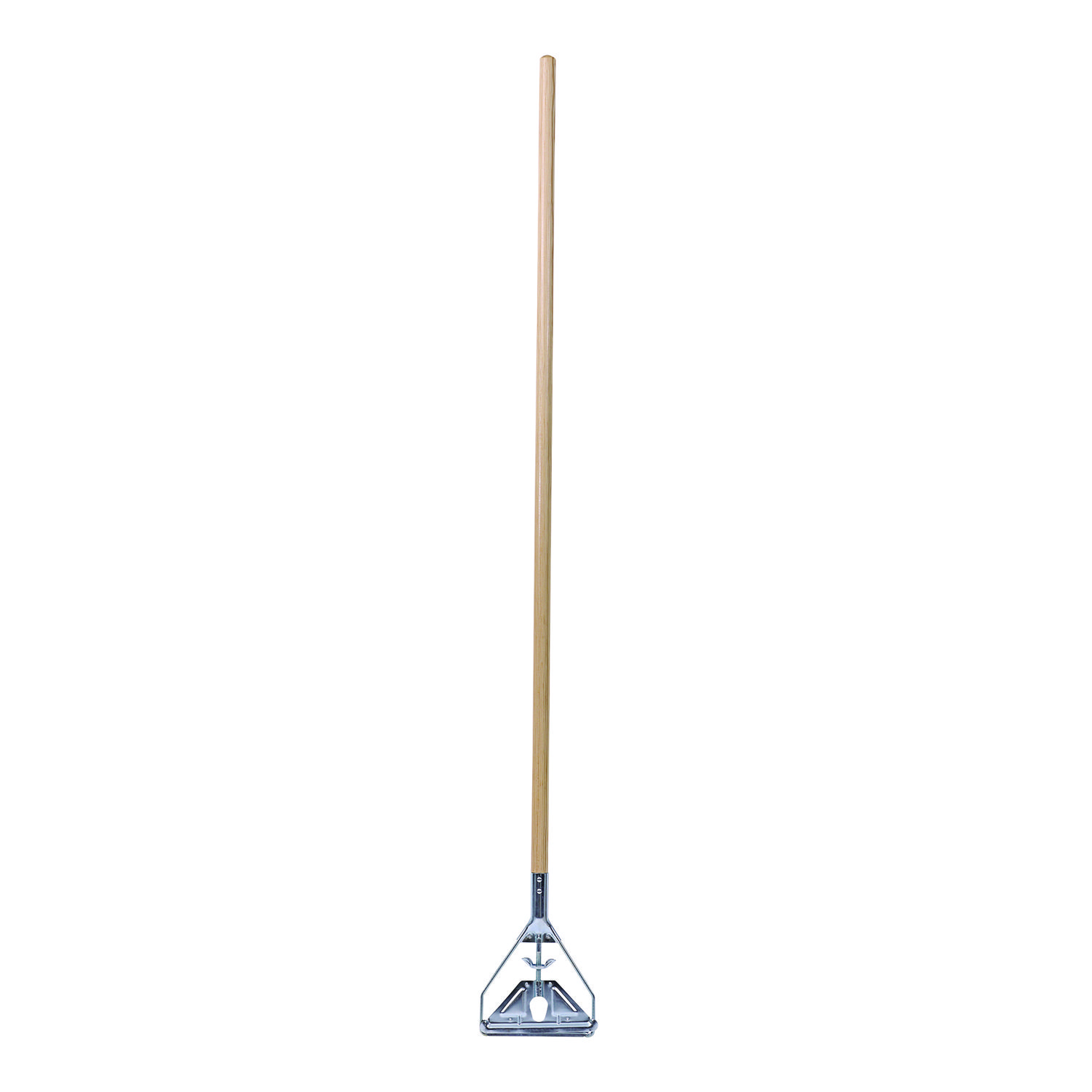 Quick Change Metal Head Mop Handle for No. 20 and Up Heads, 62″ Wood Handle