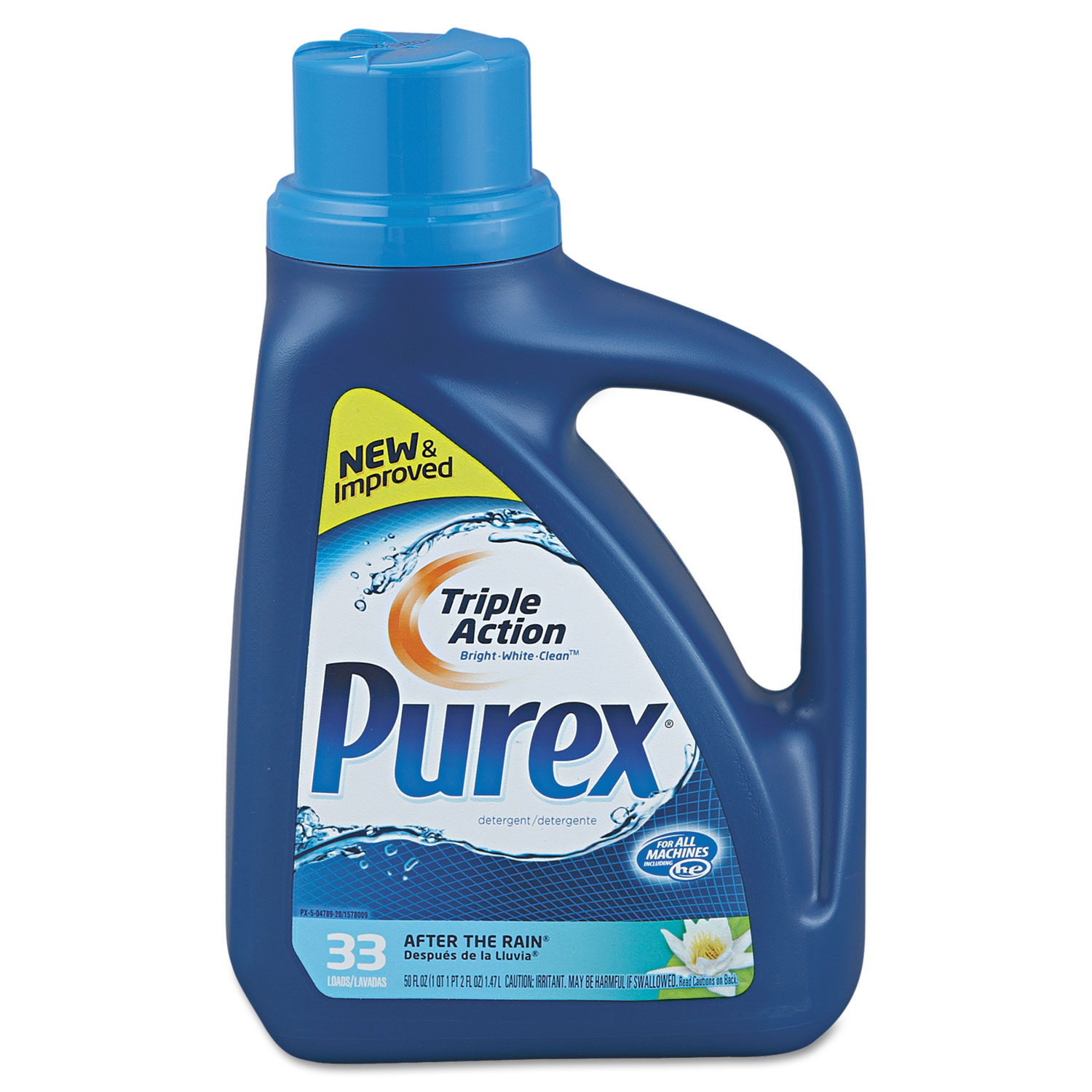 Purex DIA 04789 Liquid HE Detergent, After the Rain Scent, 50oz Bottle, 6/Carton (DIA04789) 