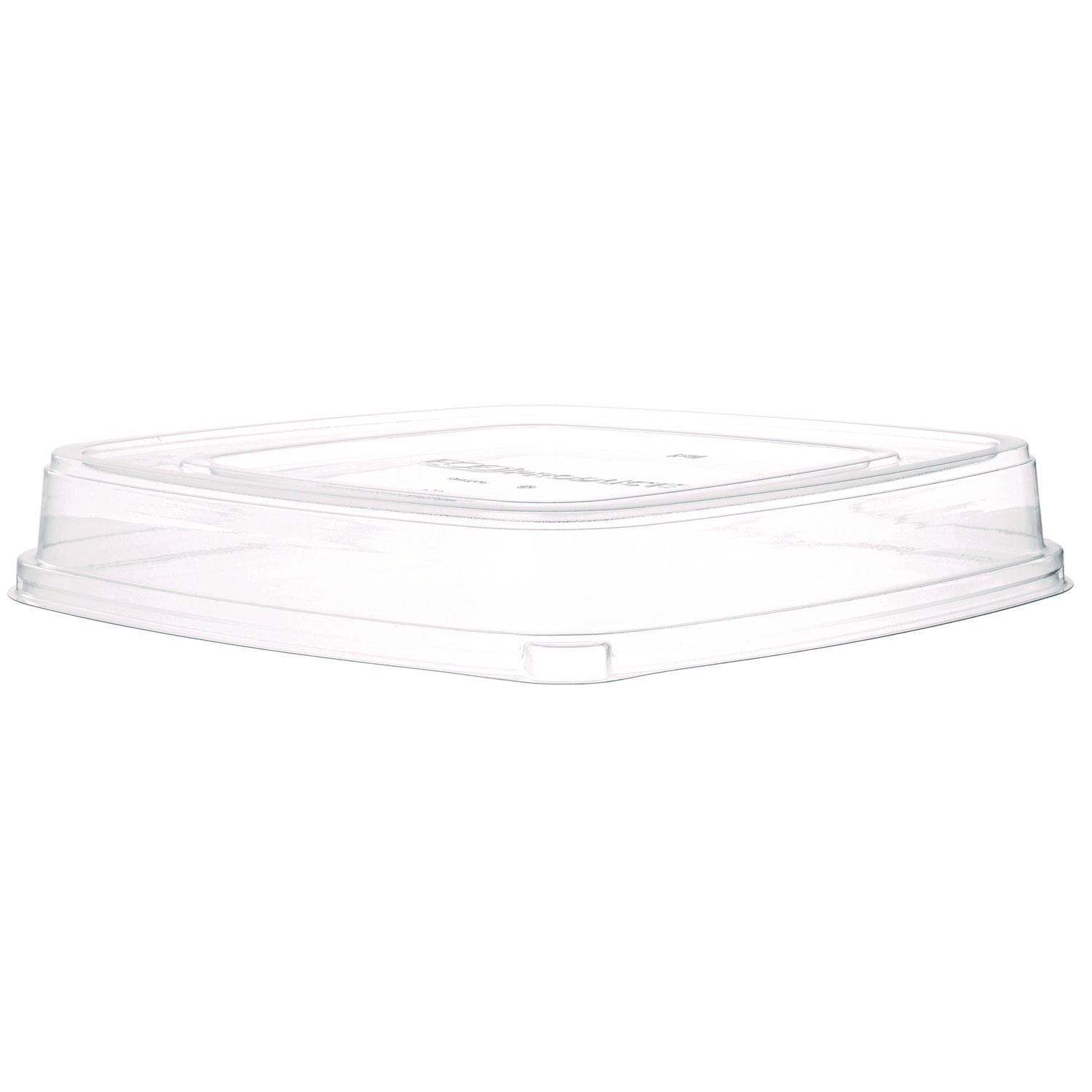 Lids for Regalia Sugarcane 160 oz Bowls, 12 x 12 x 1.9, Clear, 50/Carton