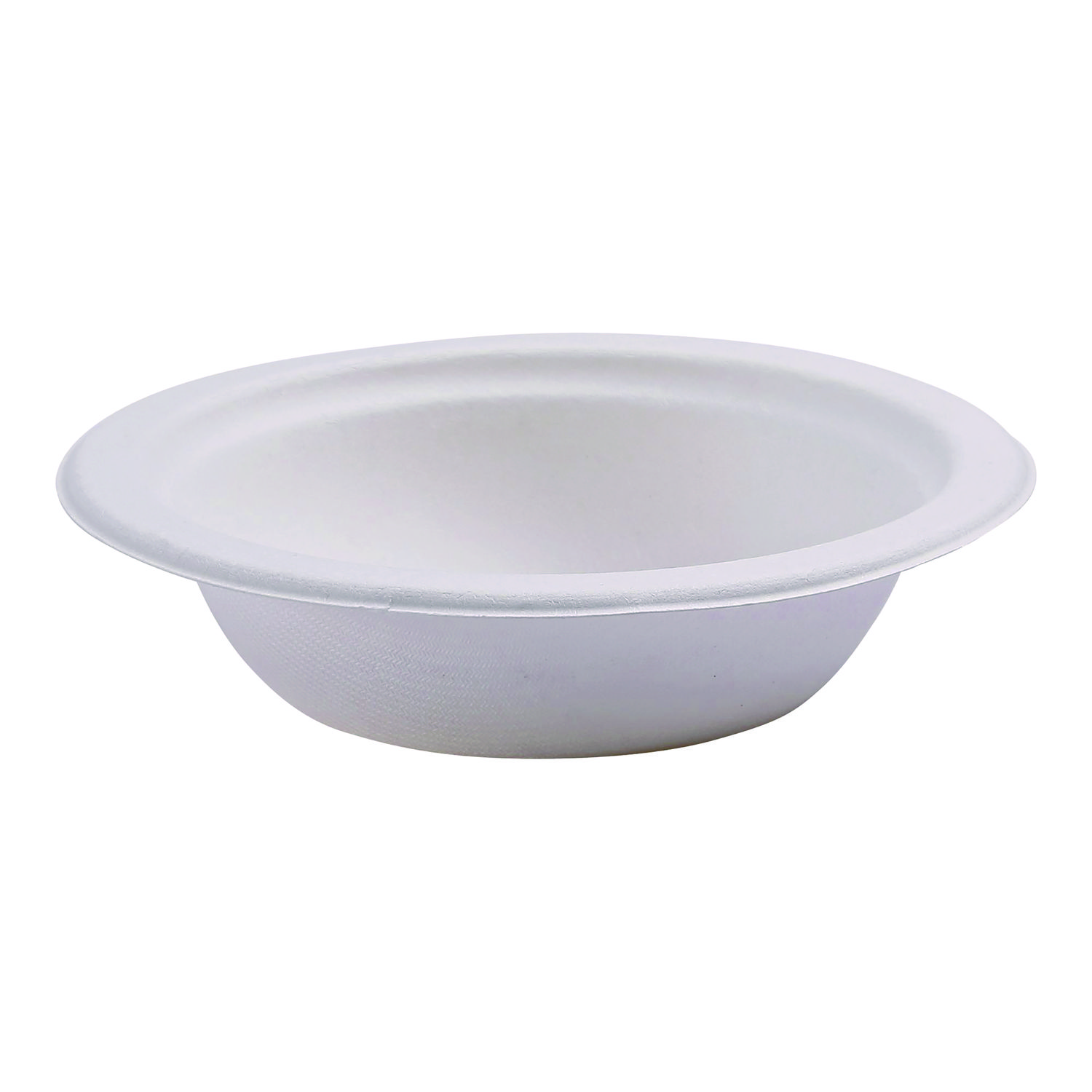 Renewable Molded Fiber Bowls, 12 oz, Natural White, 50/Pack, 20 Packs/Carton