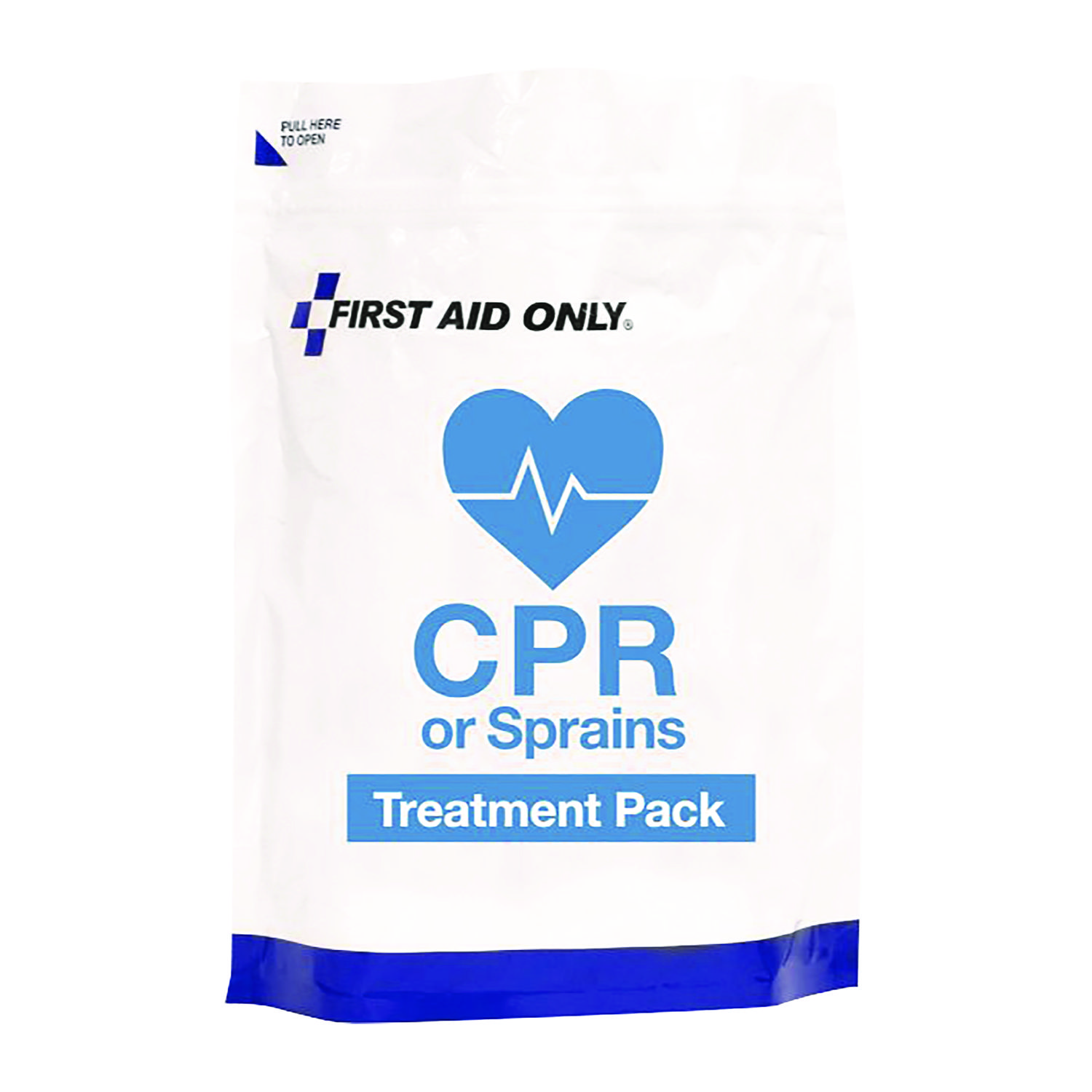 9-Piece CPR and Sprains Treatment Pack, 9 Pieces, Resealable Plastic Bag