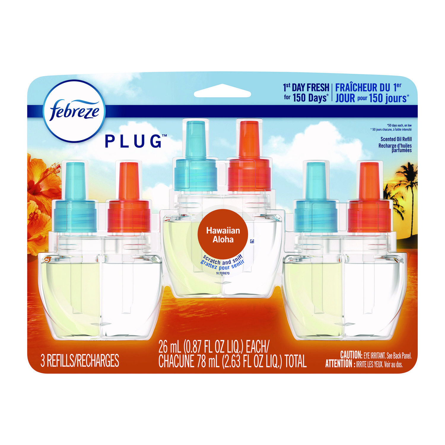 PLUG Air Freshener Refills, Mediterranean Lavender, 0.87 oz