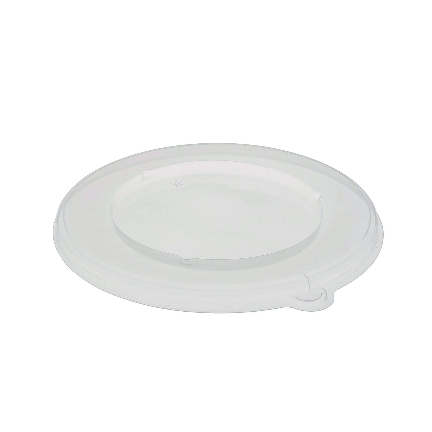 EarthChoice PP Lid for Fiber Blend Bowl, 8" Diameter, Clear, Plastic, 200/Carton