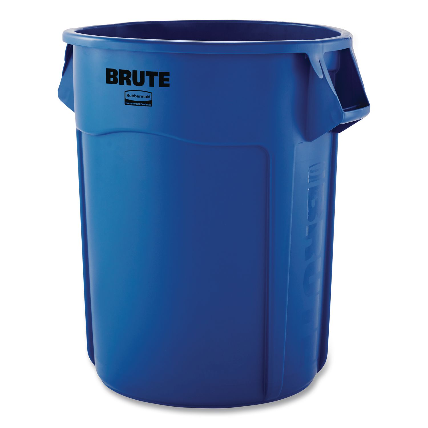 Brute Container, 10 gal, Plastic, Blue