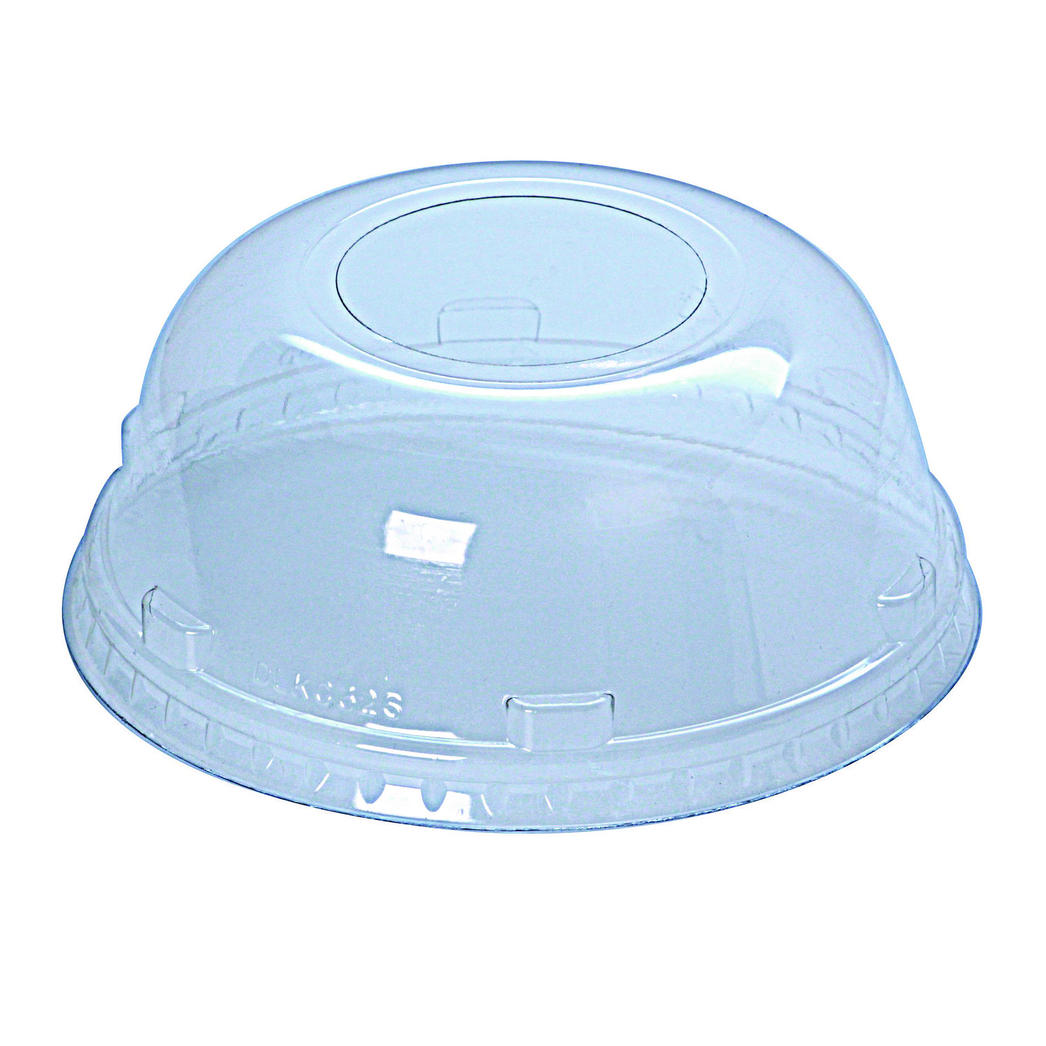 Kal-Clear/Nexclear Drink Cup Lids, Squat Dome Lid with 1.75″ Hole, Fits 32 oz Cold Cups, Clear, 500/Carton