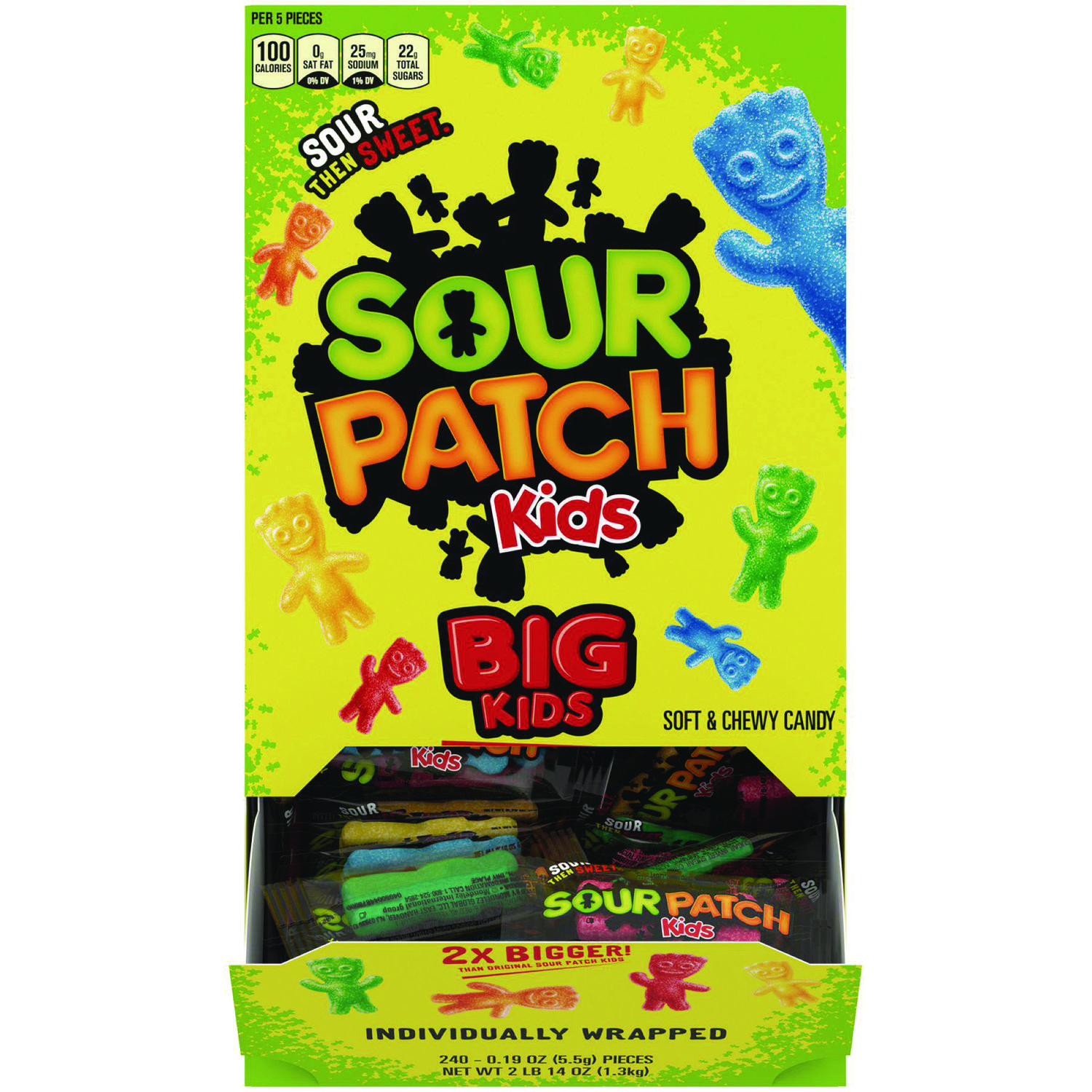 Fruit Flavored Candy, Grab-and-Go, 240-Pieces/Box