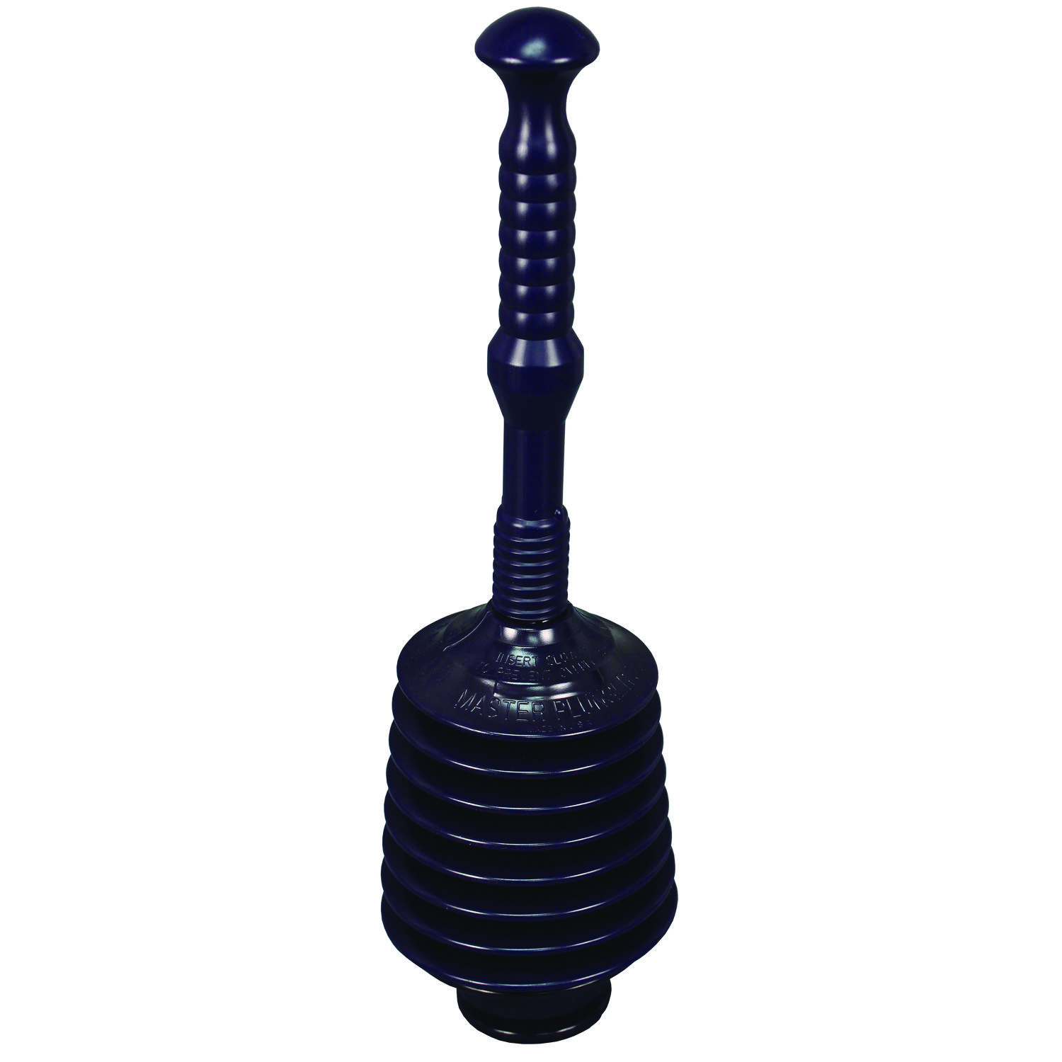 Deluxe Professional Plunger, 11.2″ Polyethylene Handle, 6″ dia