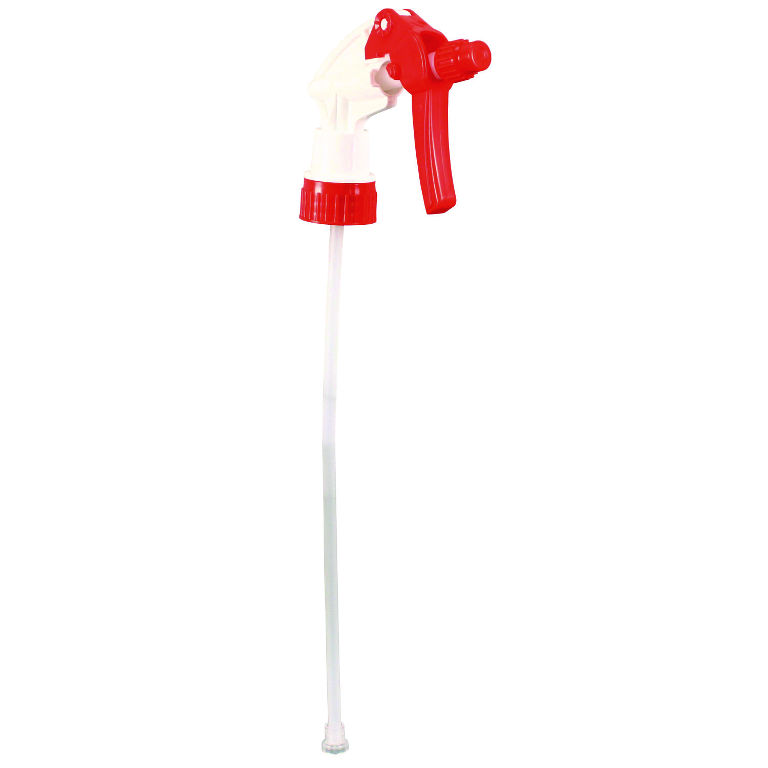 General Purpose Trigger Sprayer, 9.88″ Tube, Fits 32 oz Bottles, Red/White, 24/Carton