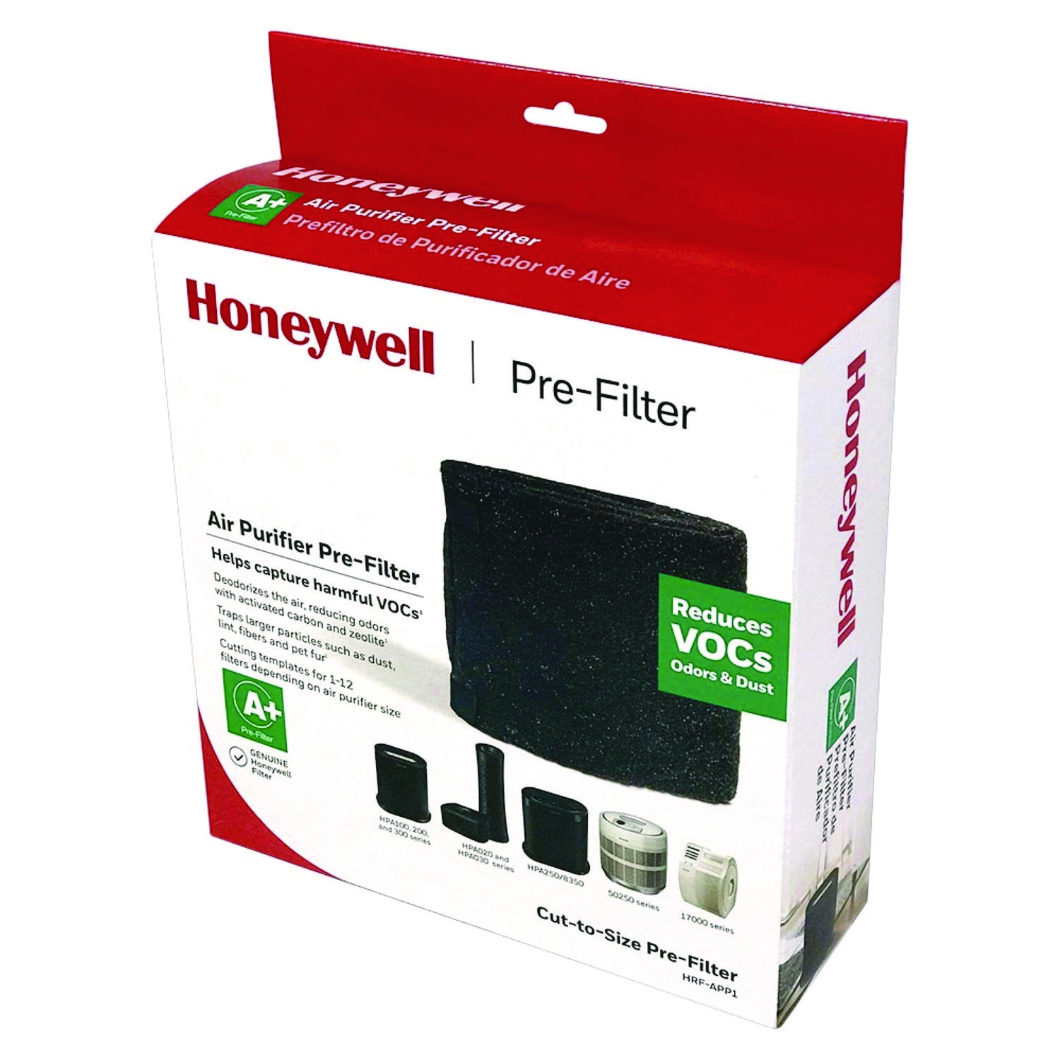 Honeywell Filter A Plus Household Odor and Gas Reducing Universal Pre-Filter