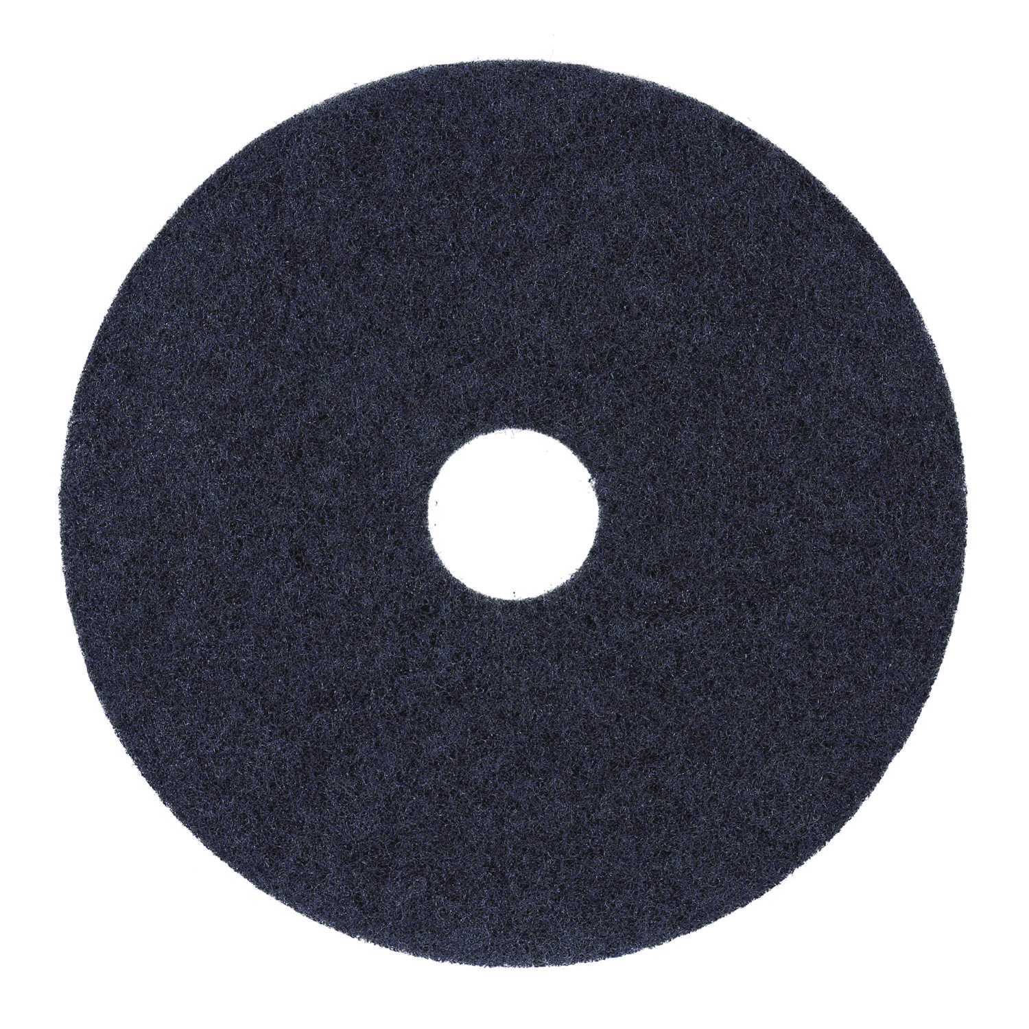 Stripping Floor Pads, 12" Diameter, Black, 5/Carton