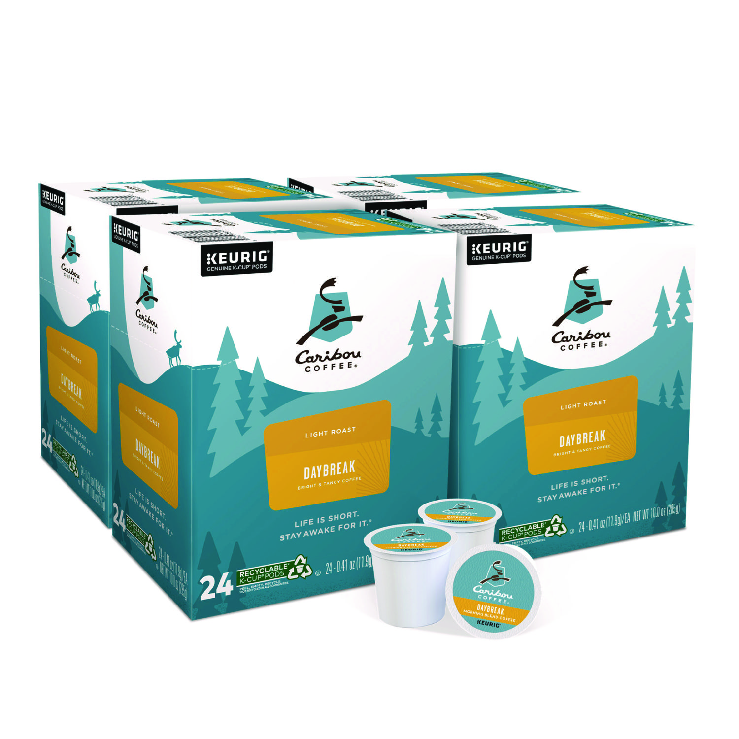 Daybreak Morning Blend Coffee K-Cups, 96/Carton