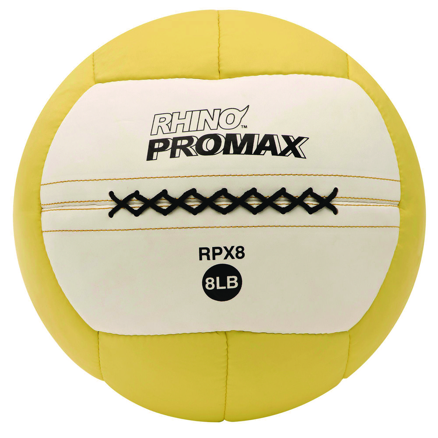 Rhino Promax Medicine Ball, 8 lb, Yellow