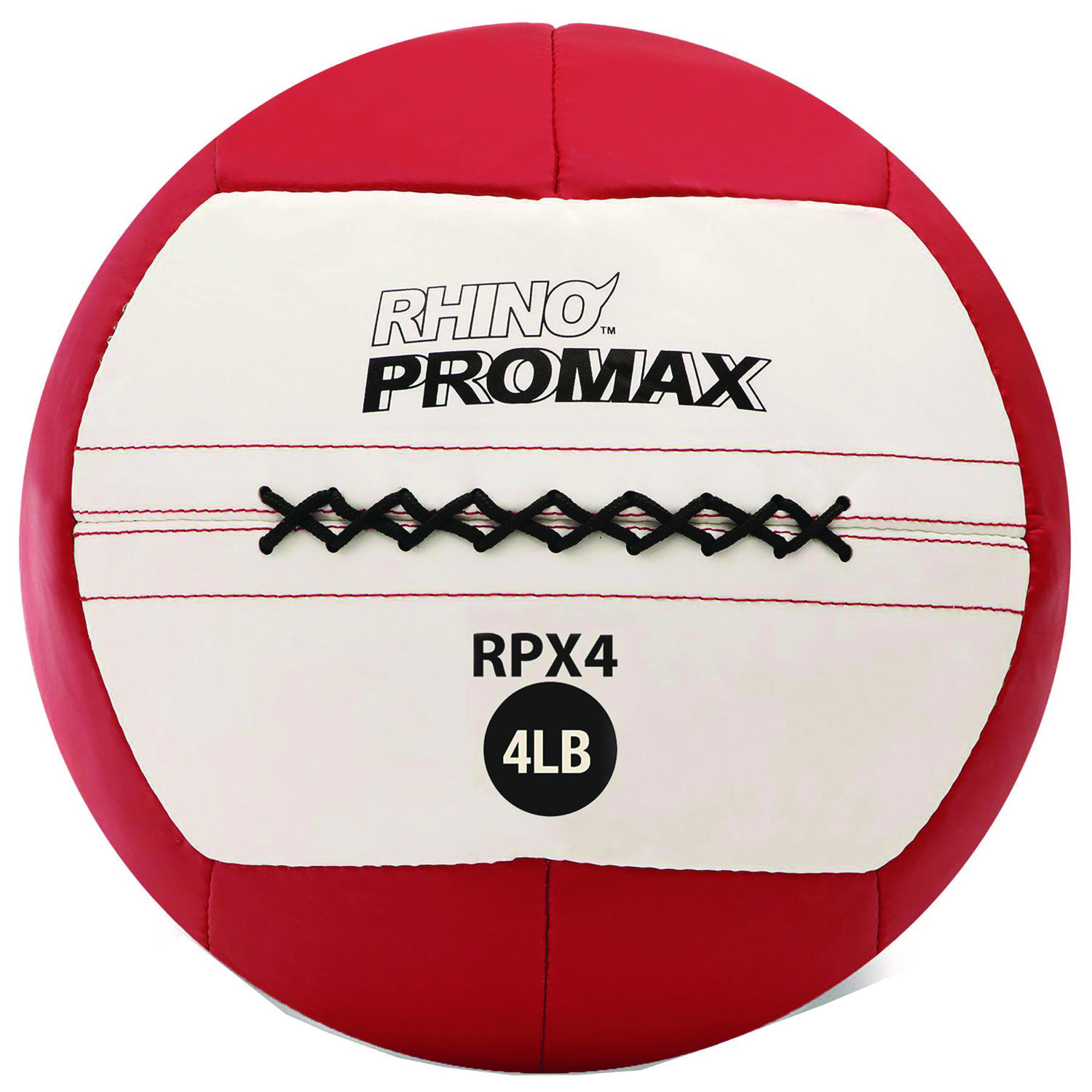 Rhino Promax Medicine Ball, 4 lb, Red