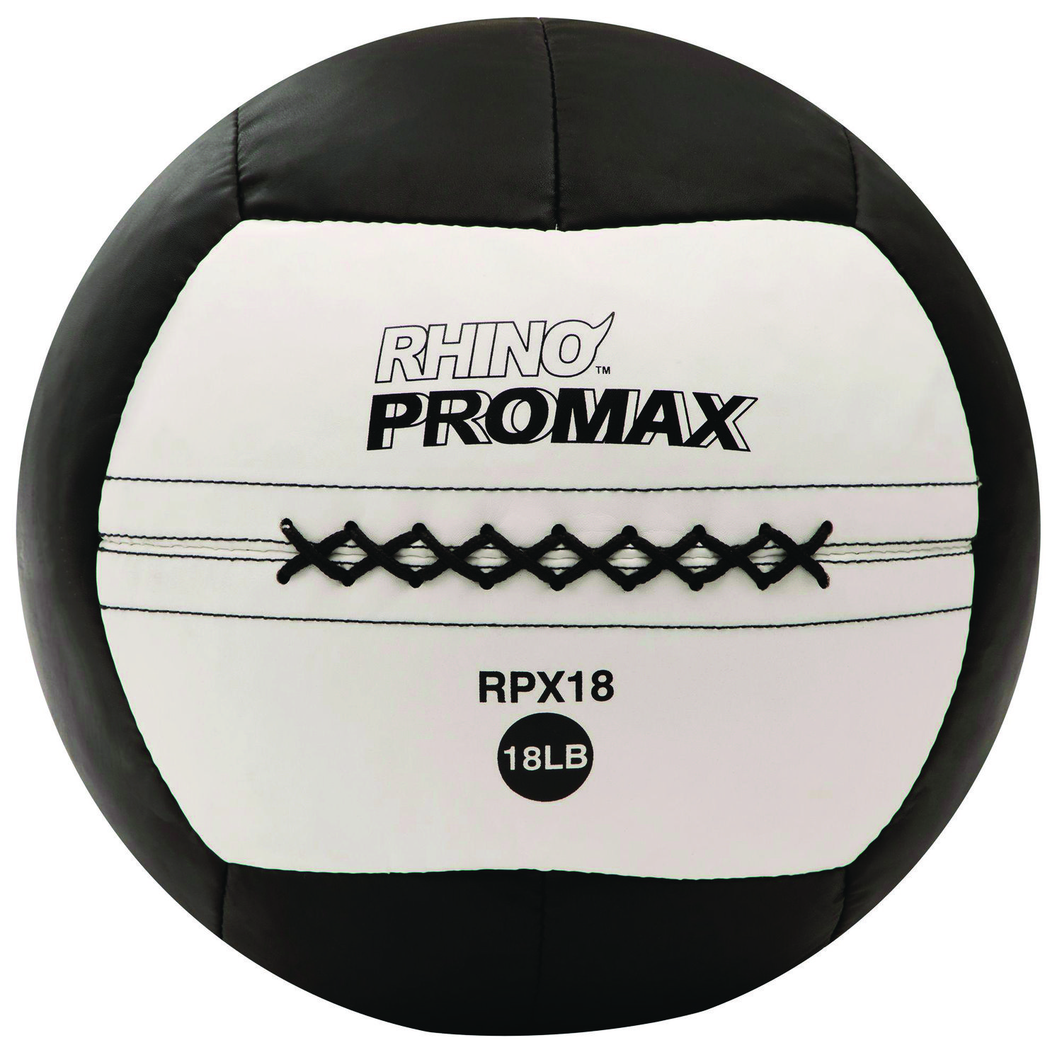 Rhino Promax Medicine Ball, 18 lb, Black