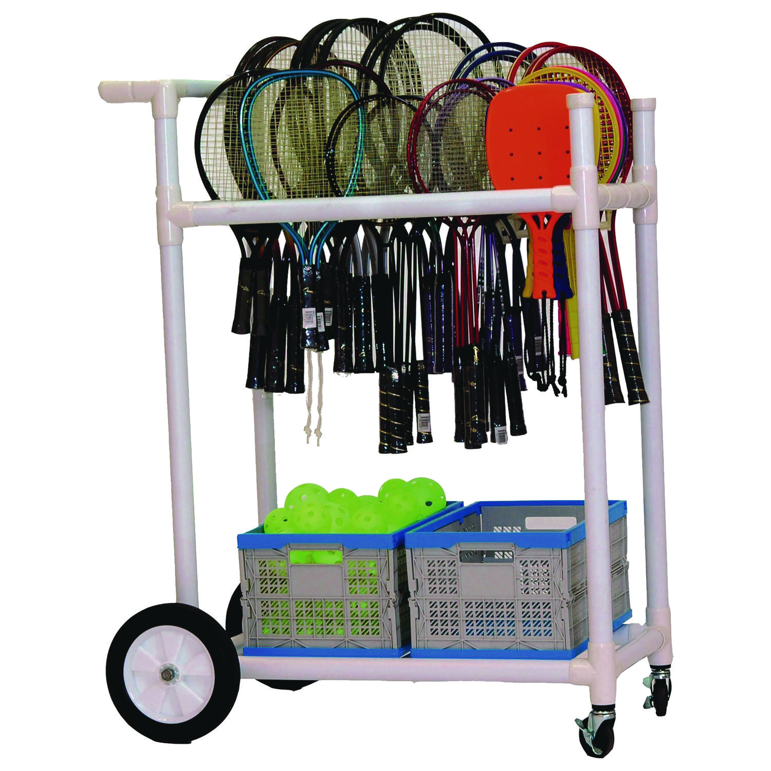 All-Terrain ABS Racket Cart, 20″ Wide x 33″ Long, White