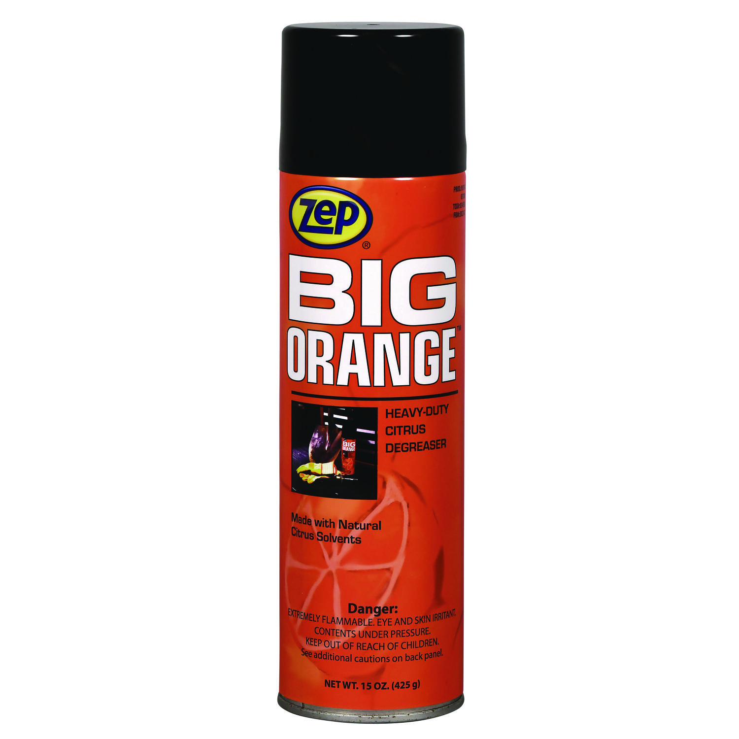 Big Orange Aerosol, Citrus Scent, 15 oz Aerosol Spray, 12/Carton