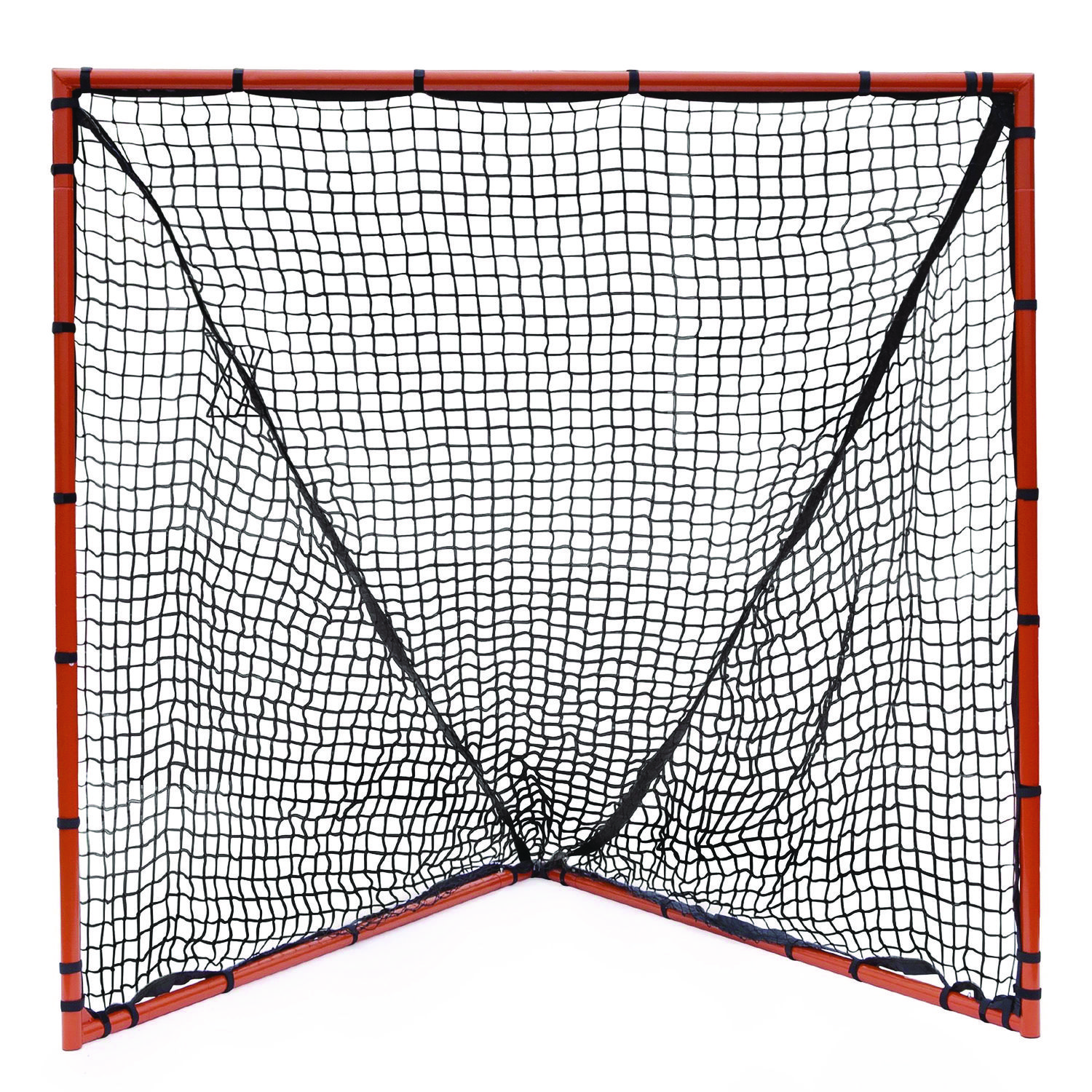 Backyard Lacrosse Goal and Net, 6 ft x 6 ft, 1.5″ dia Frame