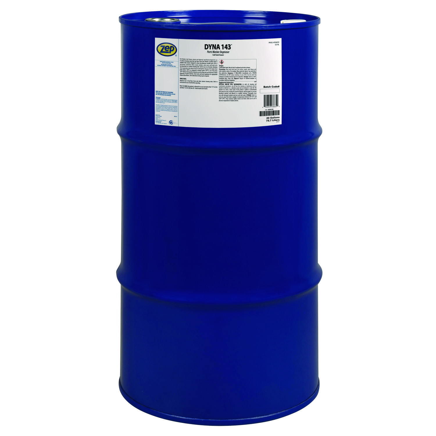 DYNA 143 Parts Washer Degreaser, 20 gal Drum