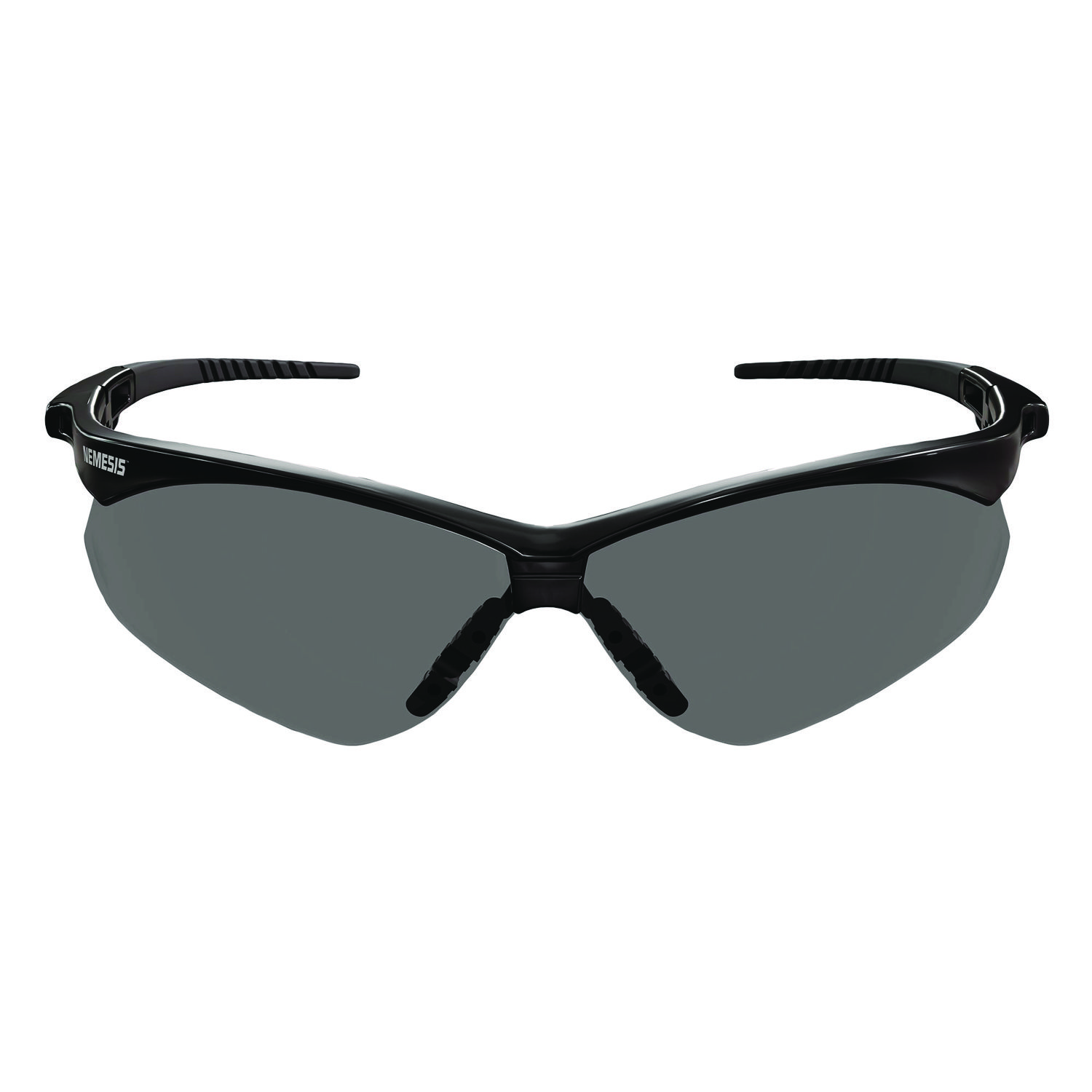 V30 Nemesis VL Safety Glasses, Black Frame, Smoke Lens, 12/Carton