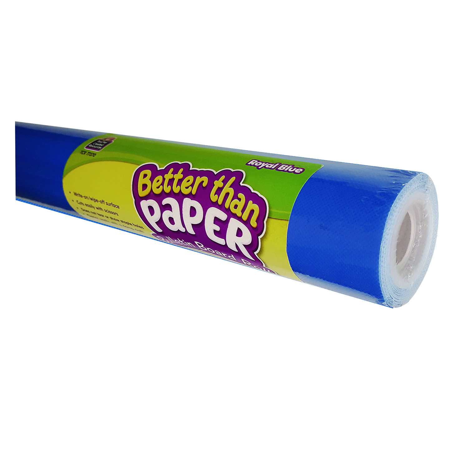 Better Than Paper Bulletin Board Roll, 4 ft x 12 ft, Royal Blue