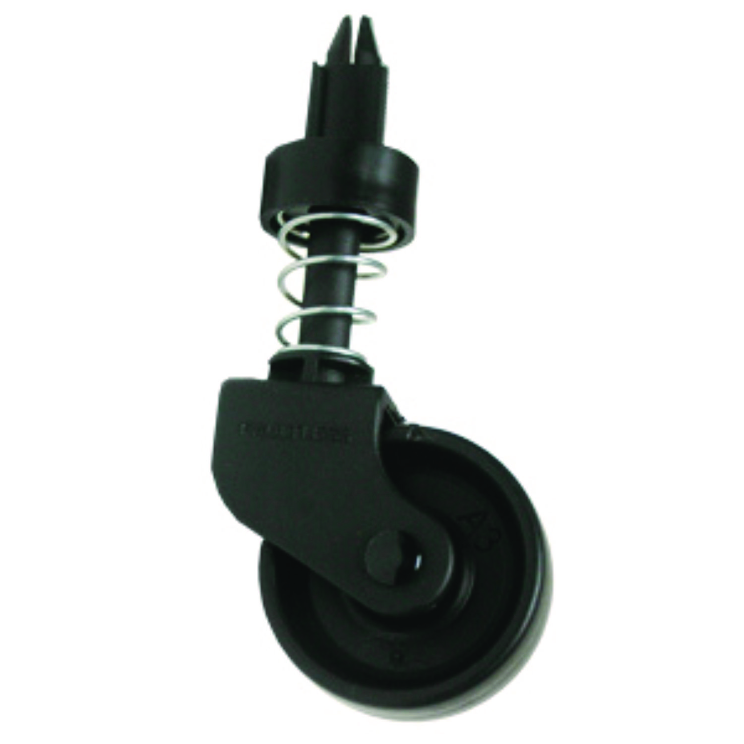 Step Stool Caster, 1.5" Wheel, Black