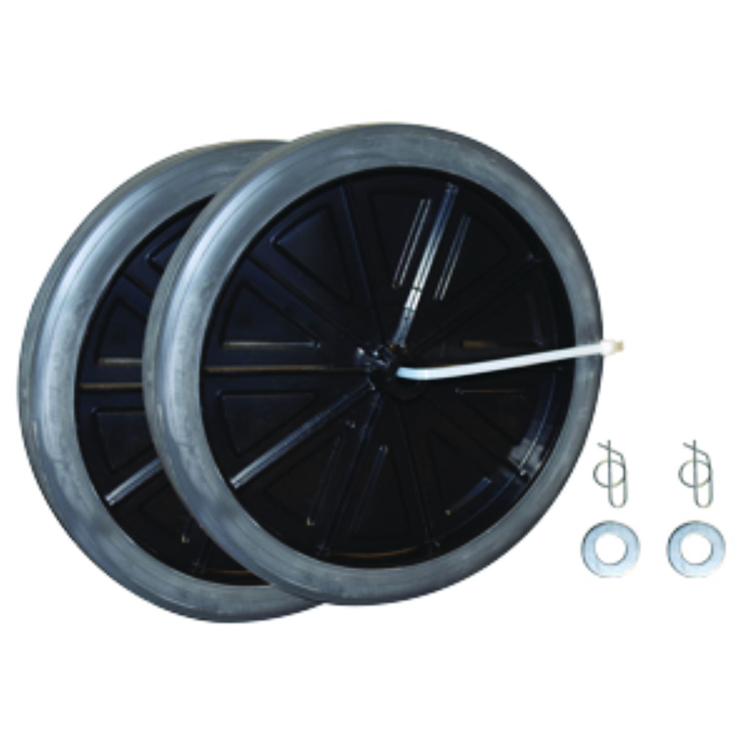 12-Inch Wheel Kit with Hardware, Black