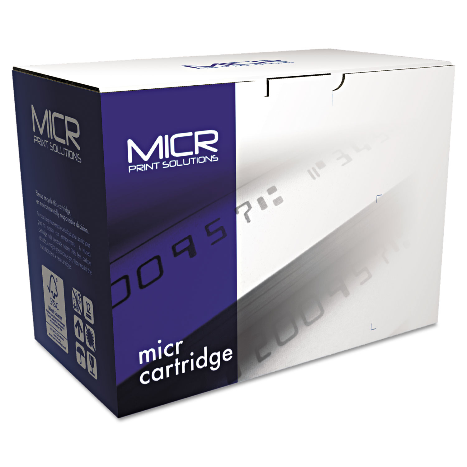  MICR Print Solutions MCR85AM Compatible CE285A(M) (85AM) MICR Toner, 1600 Page-Yield, Black (MCR85AM) 