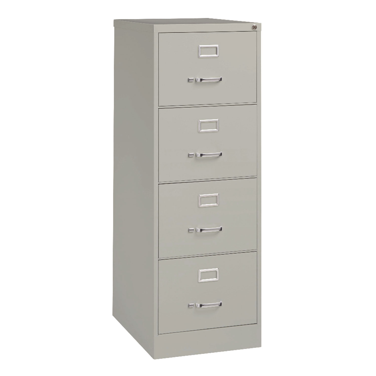 Economy Vertical File, 4 Legal-Size File Drawers, Light Gray, 18″ x 25″ x 52″