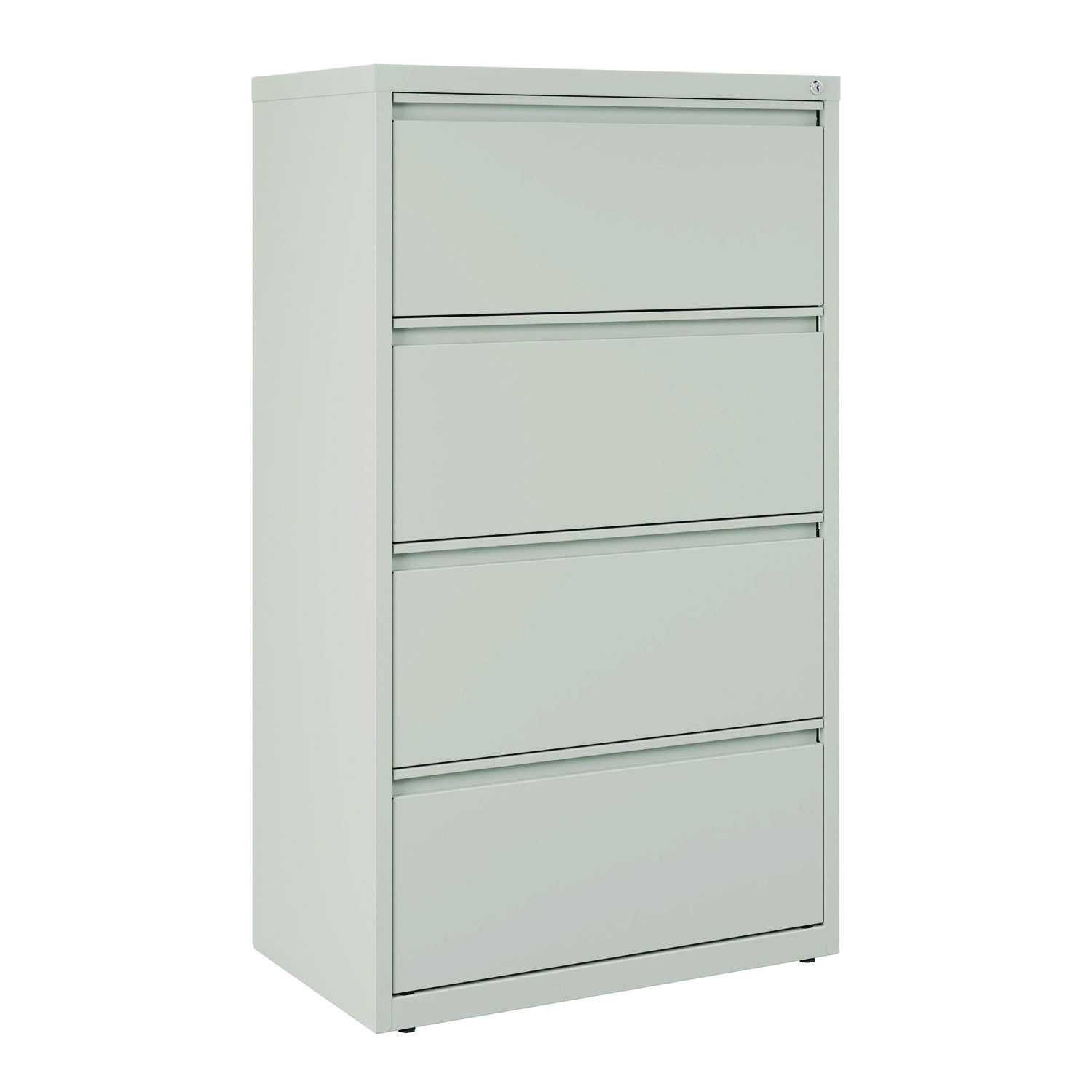 Lateral File, 4 Legal/Letter-Size File Drawers, Light Gray, 30″ x 18.62″ x 52.5″