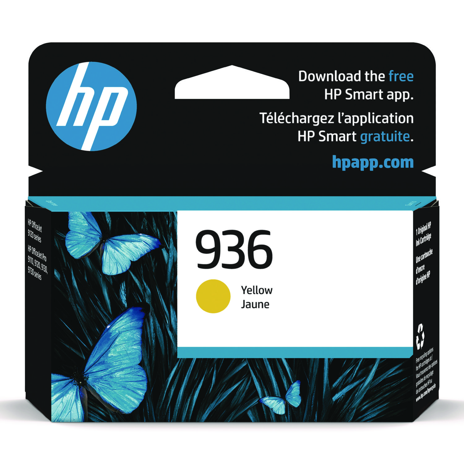 HP 936, (4S6V1LN) Yellow Original Ink Cartridge