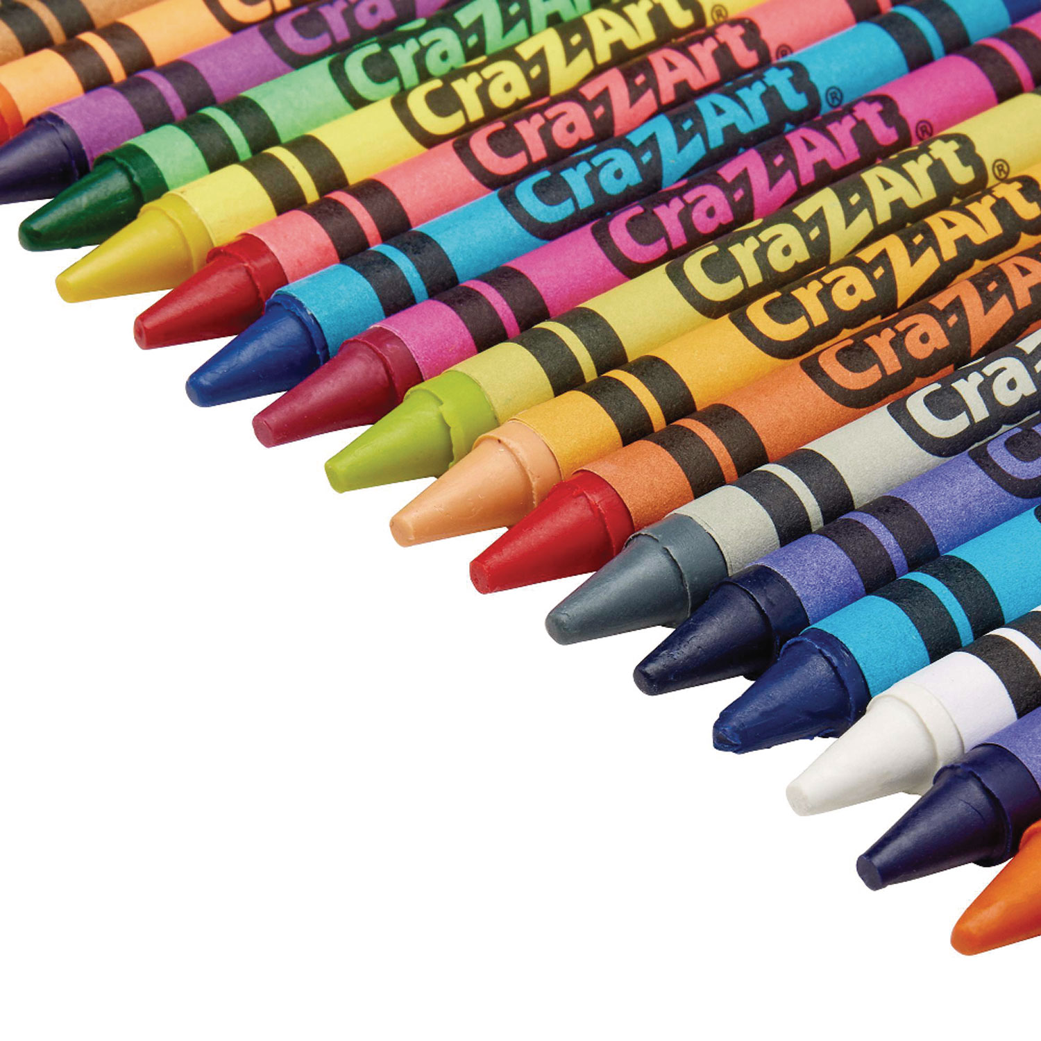 Crayons, Regular Size, 24 Assorted Colors, 24/Pack - Reparto