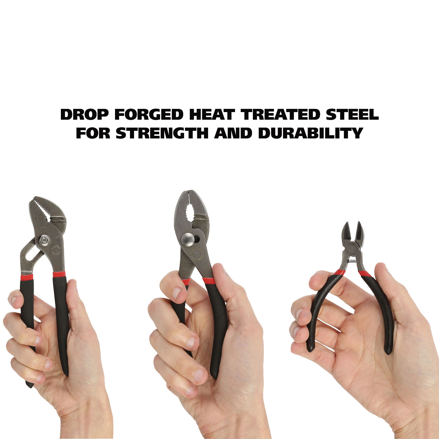 8-Piece Steel Pliers and Wrench Tool Set - myEliteProducts
