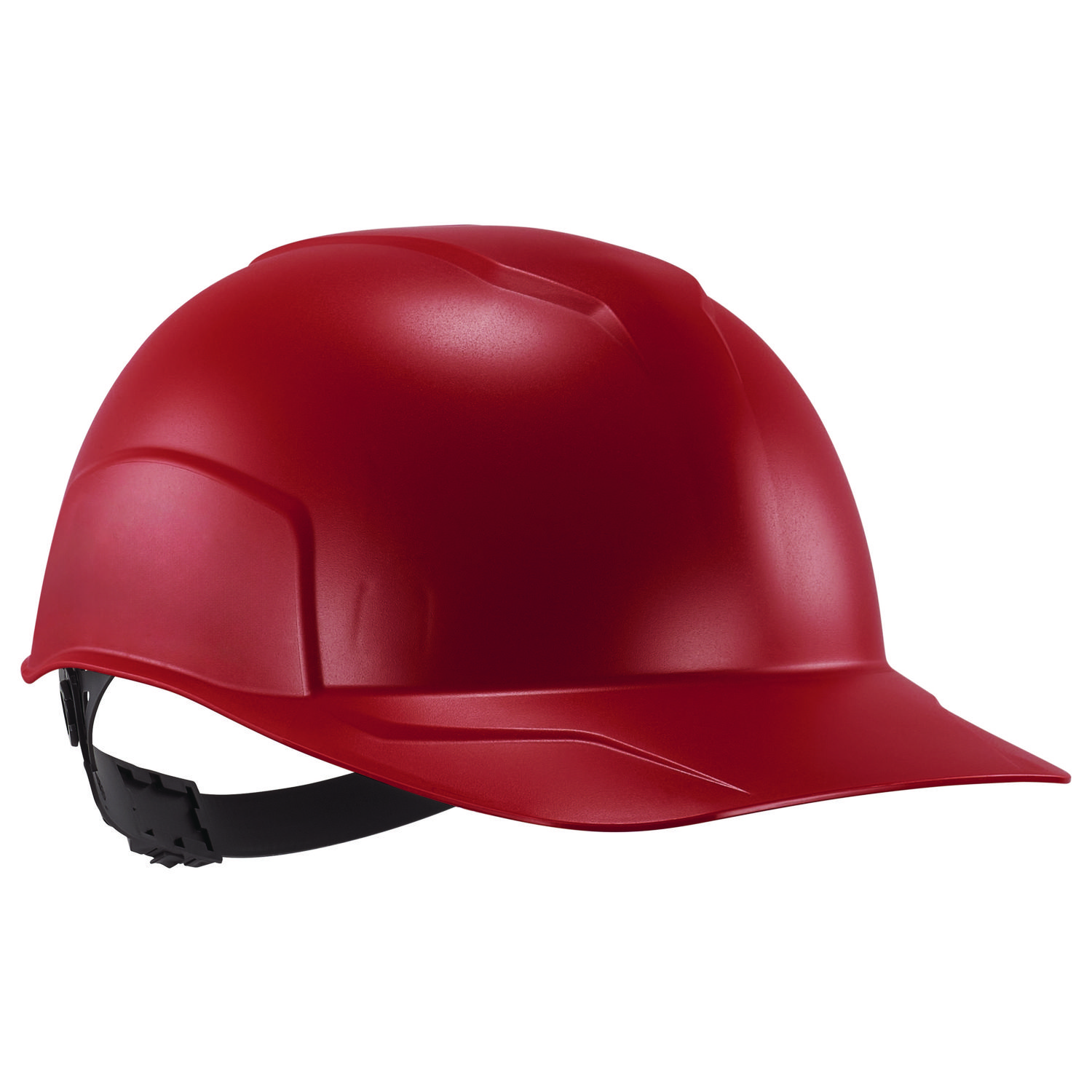 Skullerz 8952 Hard Shell Bump Cap, Short Brim, Red